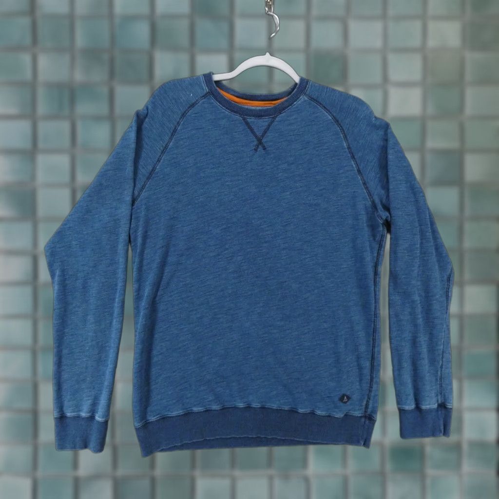 Sperry Sperry Sweatshirt Mens Large Long Sleeve Pullover Blue Lightweight w Logo Size US L / EU 52-54 / 3 - 1 Thumbnail