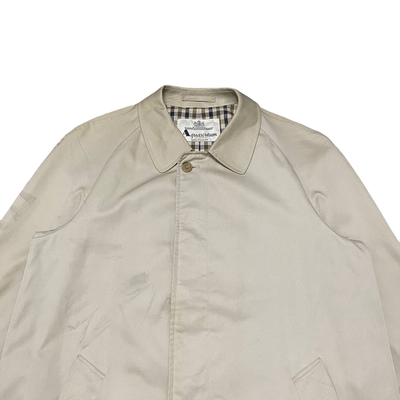 Aquascutum Vintage Aquascutum of London Trench Coat Checkered Size US M / EU 48-50 / 2 - 3 Thumbnail