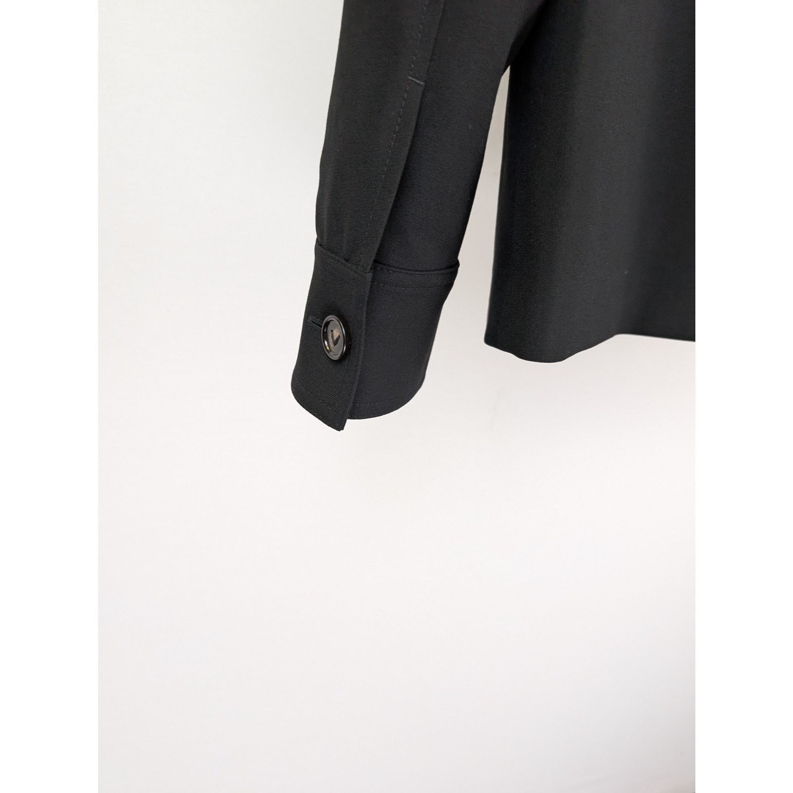 Bottega Veneta o1rshd1 Blazer Jacket Light Wool Twill Tailoring in Black Size US M / EU 48-50 / 2 - 10 Thumbnail