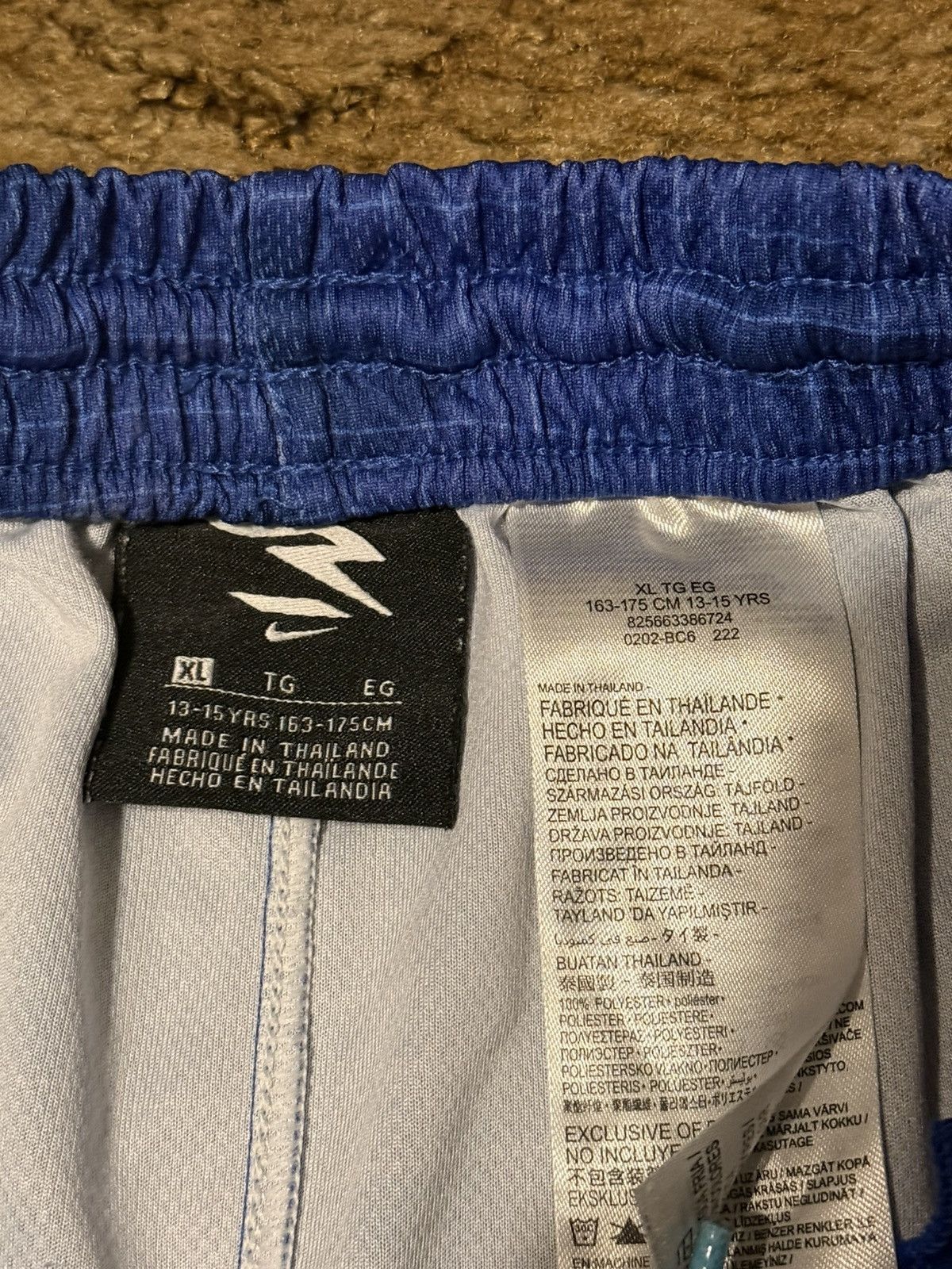 Nike Nike Russell Wilson Blue Brid Shorts Kids XLarge Size US 28 / EU 44 - 6 Thumbnail