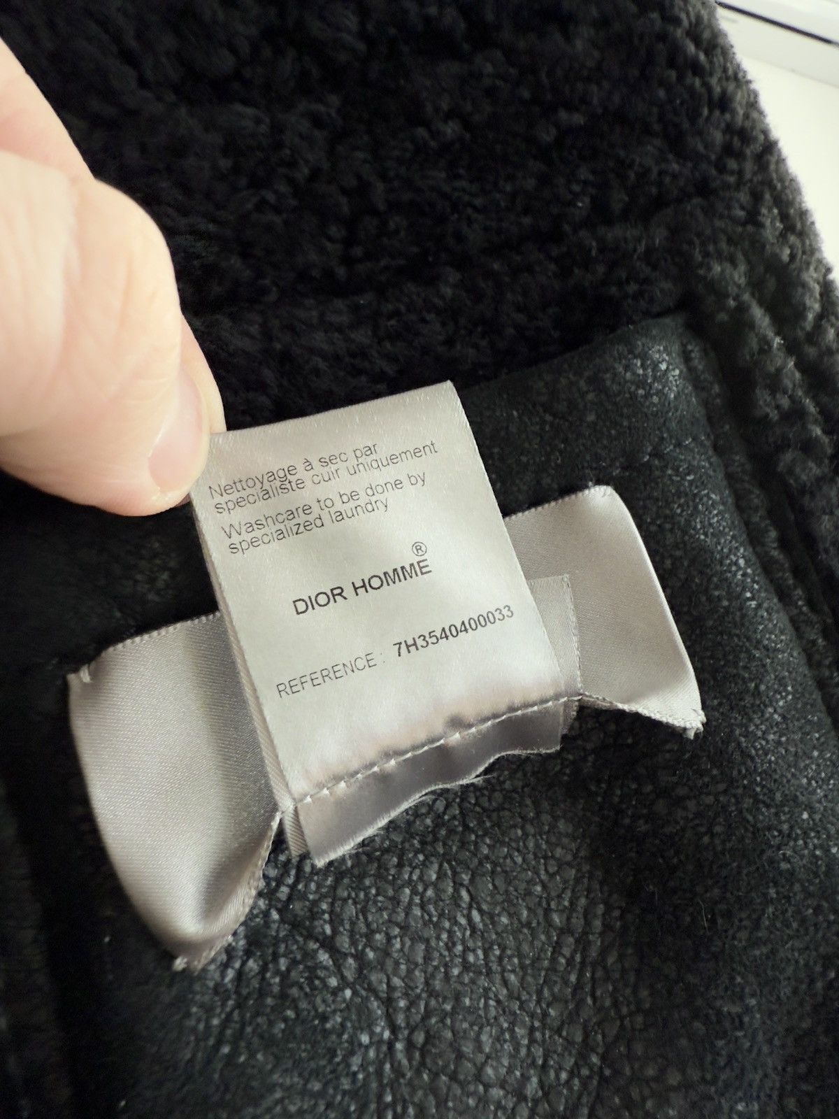 Dior Dior Leather Shearling Jacket FW07 Navigate Hedi Slimane Size US L / EU 52-54 / 3 - 15 Thumbnail