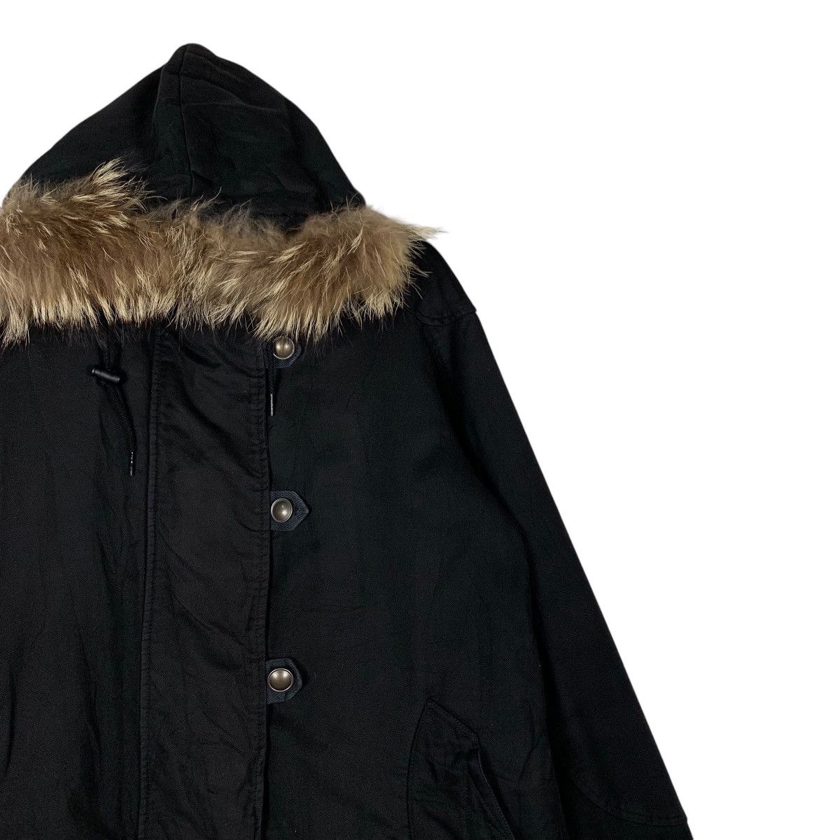 Tsumori Chisato TSUMORI CHISATO Fur Hoodie Sherpa Lined Parka #1280-C58 Size M / US 6-8 / IT 42-44 - 5 Thumbnail
