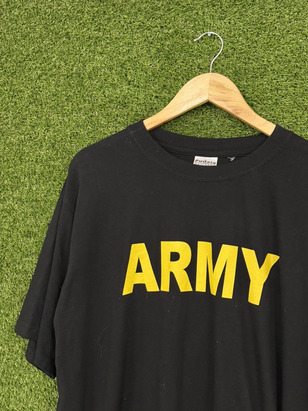 Vintage Vintage Black ARMY Military USA Armed Forces Logo Tee XL Size US XL / EU 56 / 4 - 2 Thumbnail
