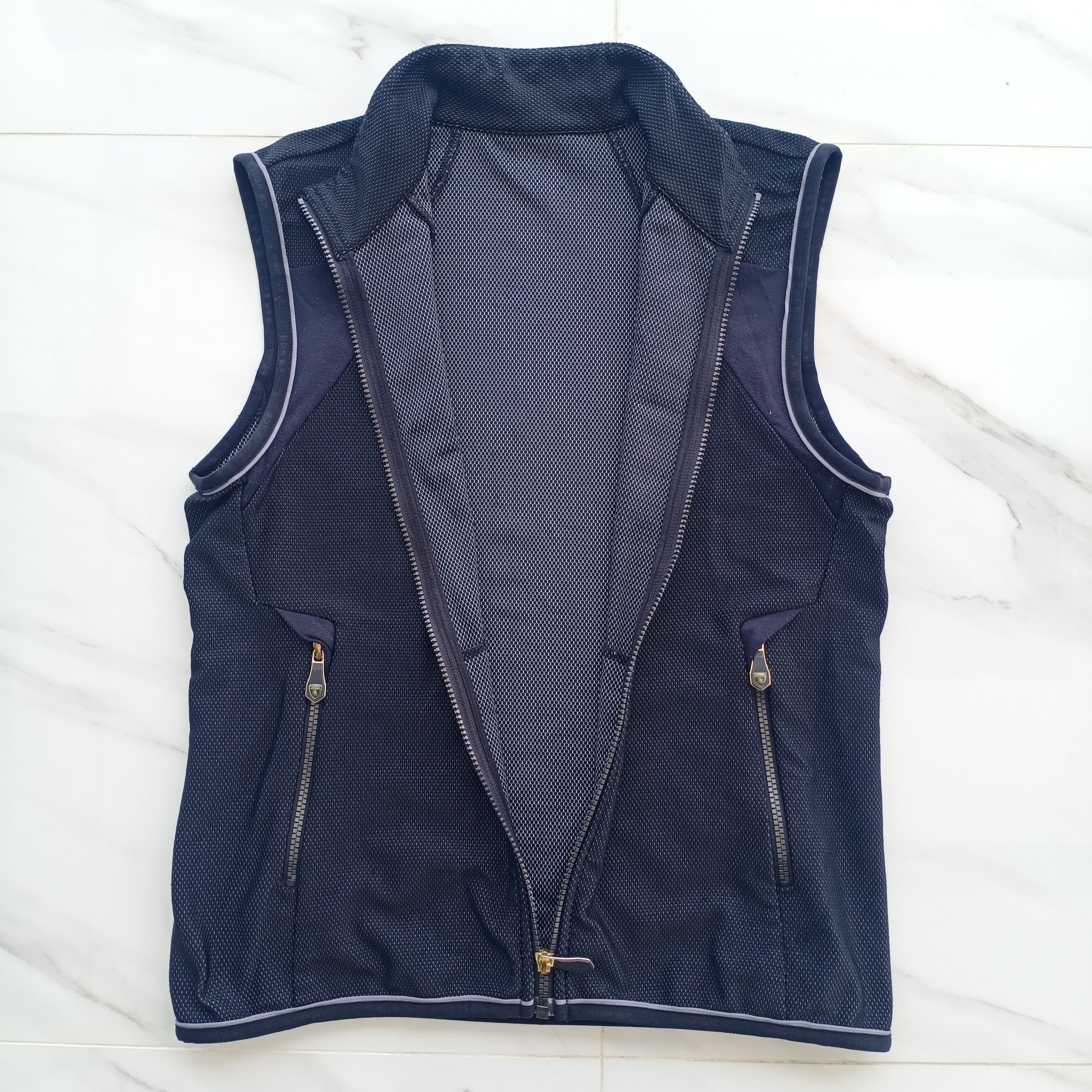 Lamborghini × Mercedes-Benz × Vintage Automobil Lamborghini Vest Work Jacket Black SGF 67 Size US S / EU 44-46 / 1 - 3 Thumbnail