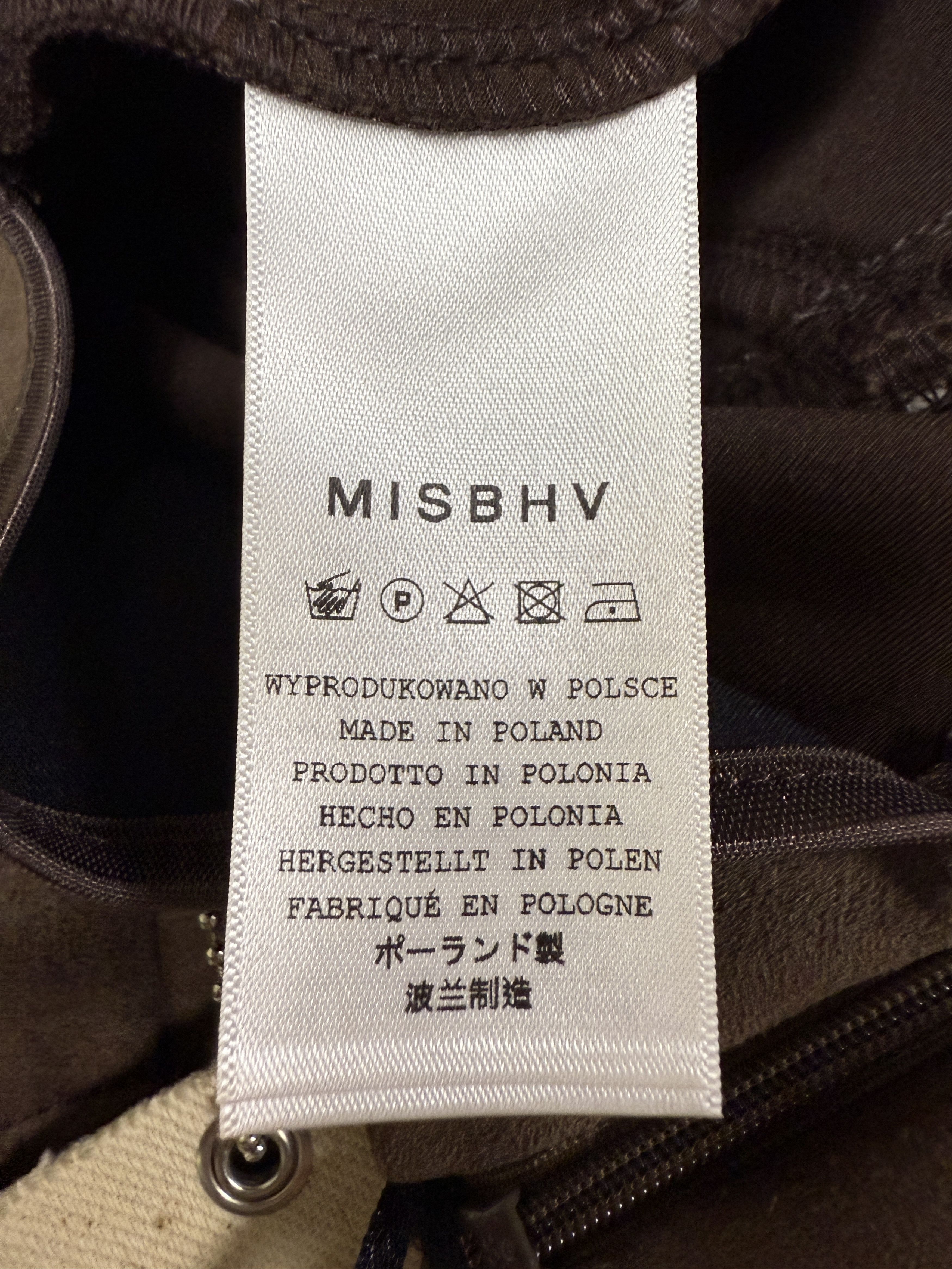 Misbhv $610 MISBHV Vegan Suede Lara Trousers Size 26" / US 2 / IT 38 - 10 Thumbnail