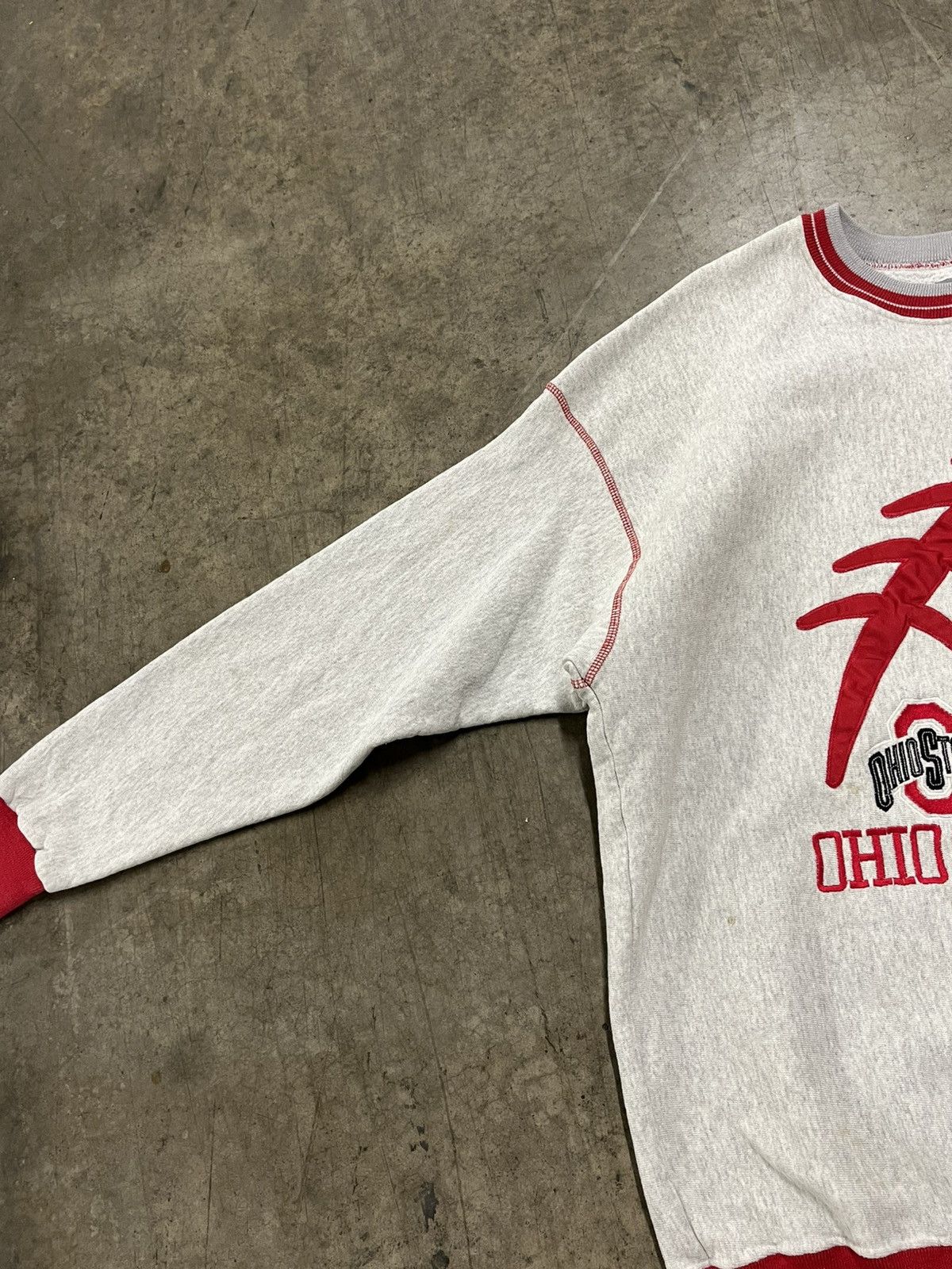 Vintage Vintage Ohio state football embroidered crewneck rare hype Size US XXL / EU 58 / 5 - 7 Thumbnail