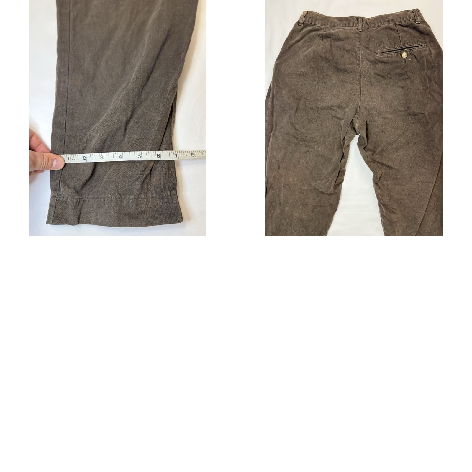 United Colors Of Benetton United Colors Of Benetton Chino Pants Cotton Mens 29x31 Brown Shirt? Size US 29 - 8 Thumbnail