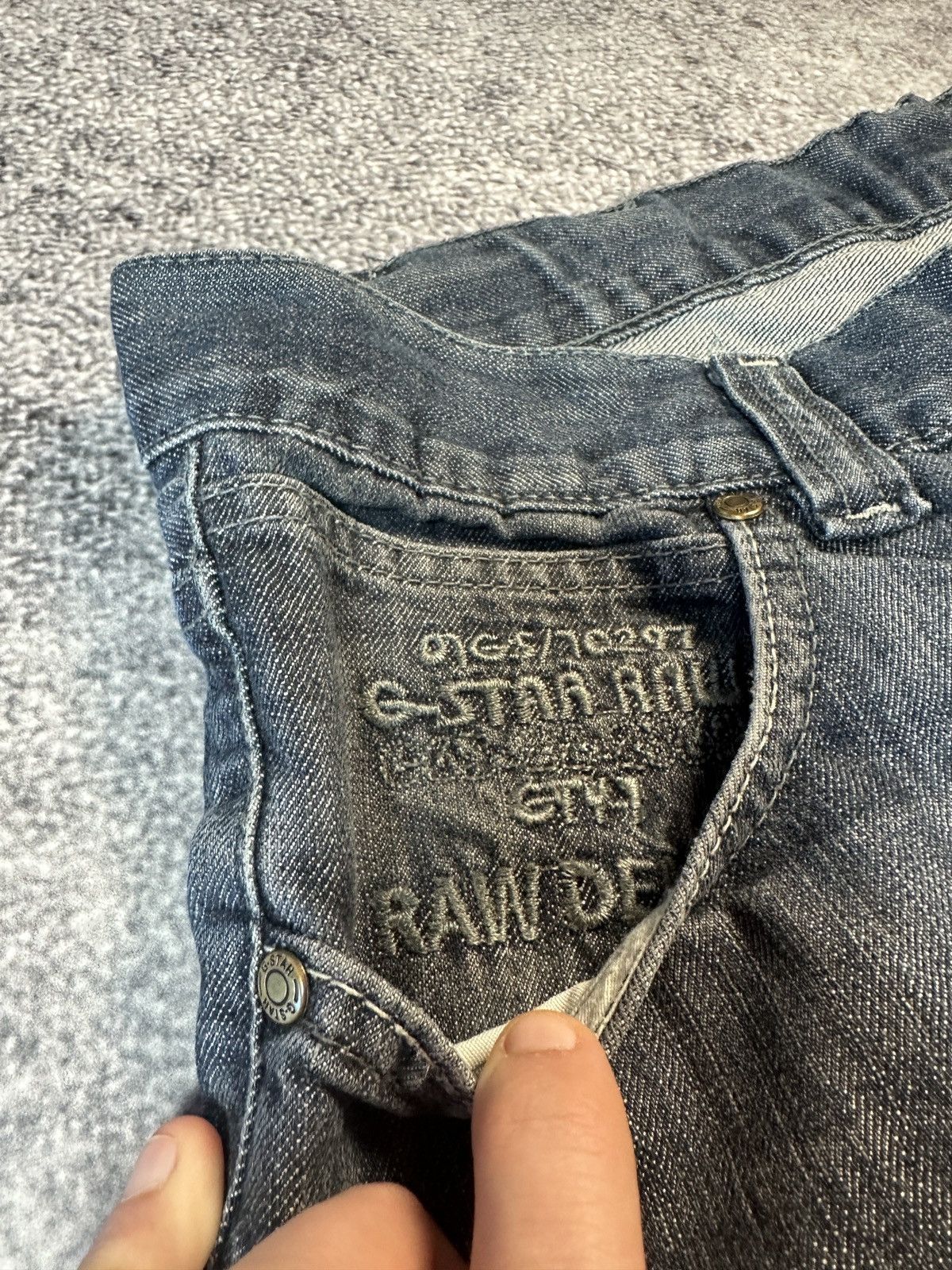 G-Star Y2K Vintage G Star Raw Logo Denim Pants Rare Streetwear 34 Size US 34 / EU 50 - 5 Thumbnail