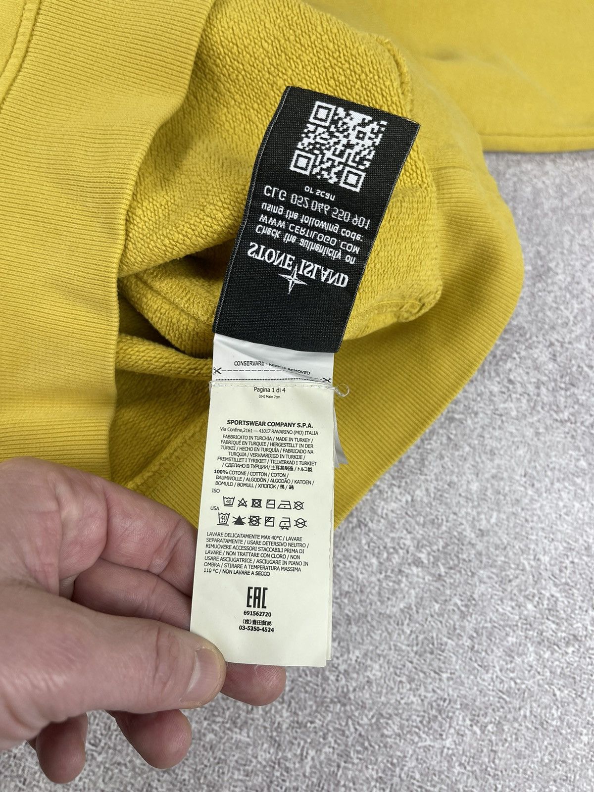 Stone Island Stone Island Crewneck Swetshirt Size S Size US S / EU 44-46 / 1 - 8 Thumbnail