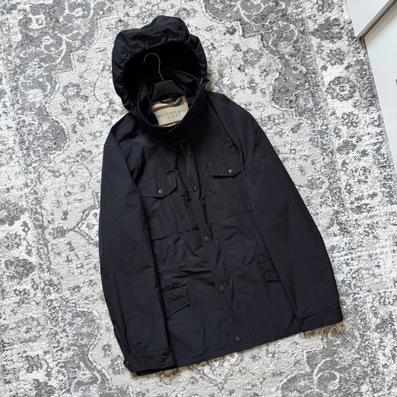 Burberry Burberry Brit Nylon Utility Cape Windproof Checkered Jacket Size US XXL / EU 58 / 5 - 2 Thumbnail