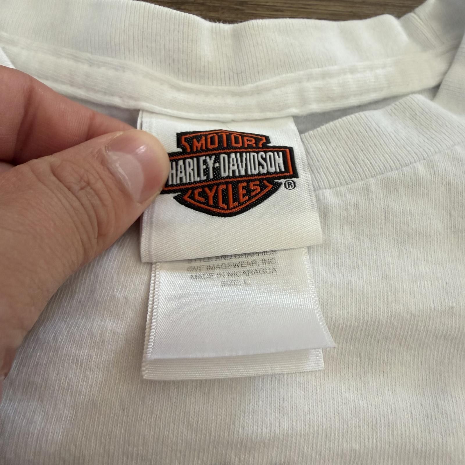 Harley Davidson Harley Davidson North Hampton New Hampshire Biker Shirt Size L / US 10 / IT 46 - 4 Thumbnail