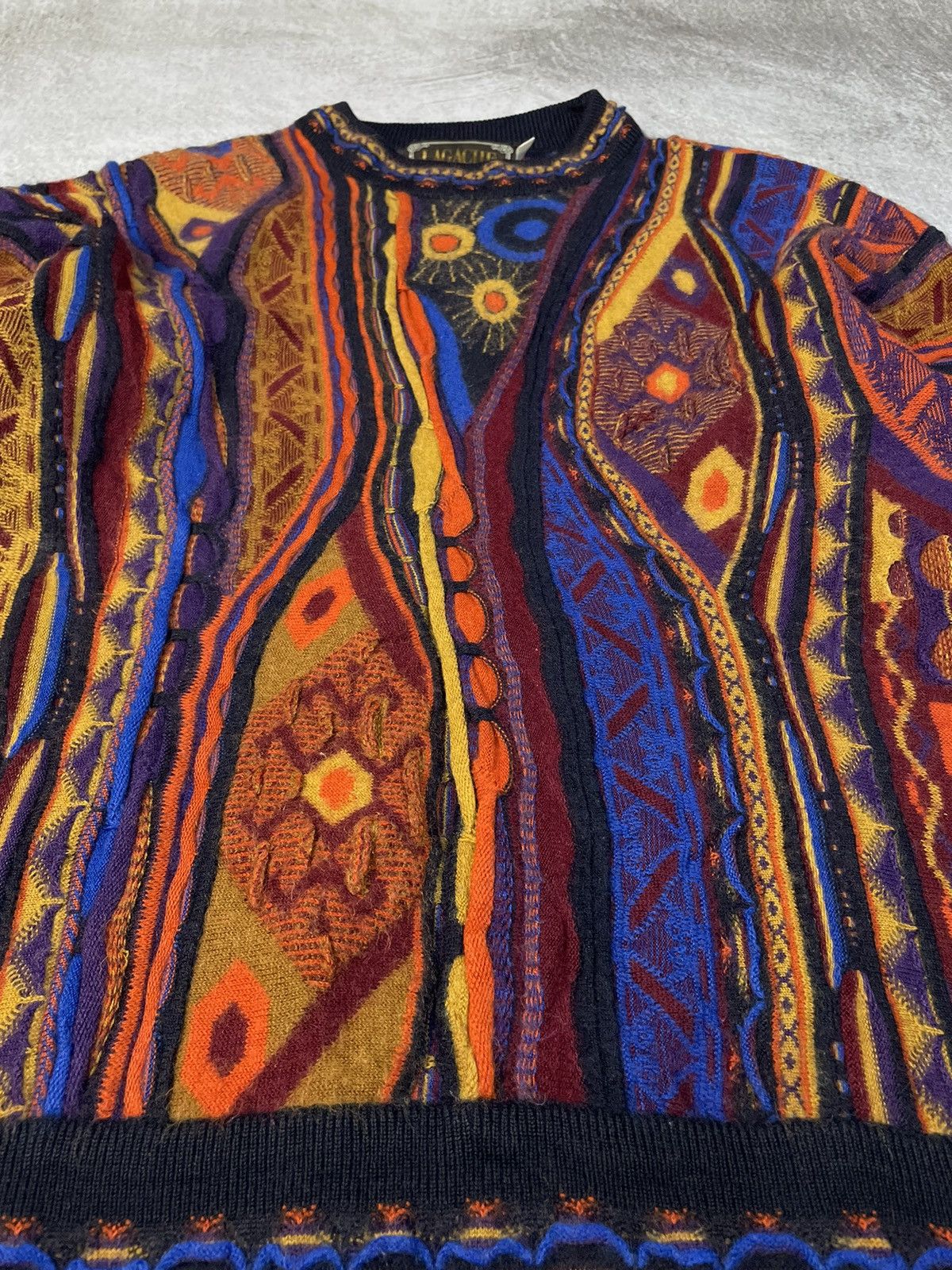Coogi Lagache 🇯🇵 3D Knit Coogi Style Sweater Size US M / EU 48-50 / 2 - 3 Thumbnail