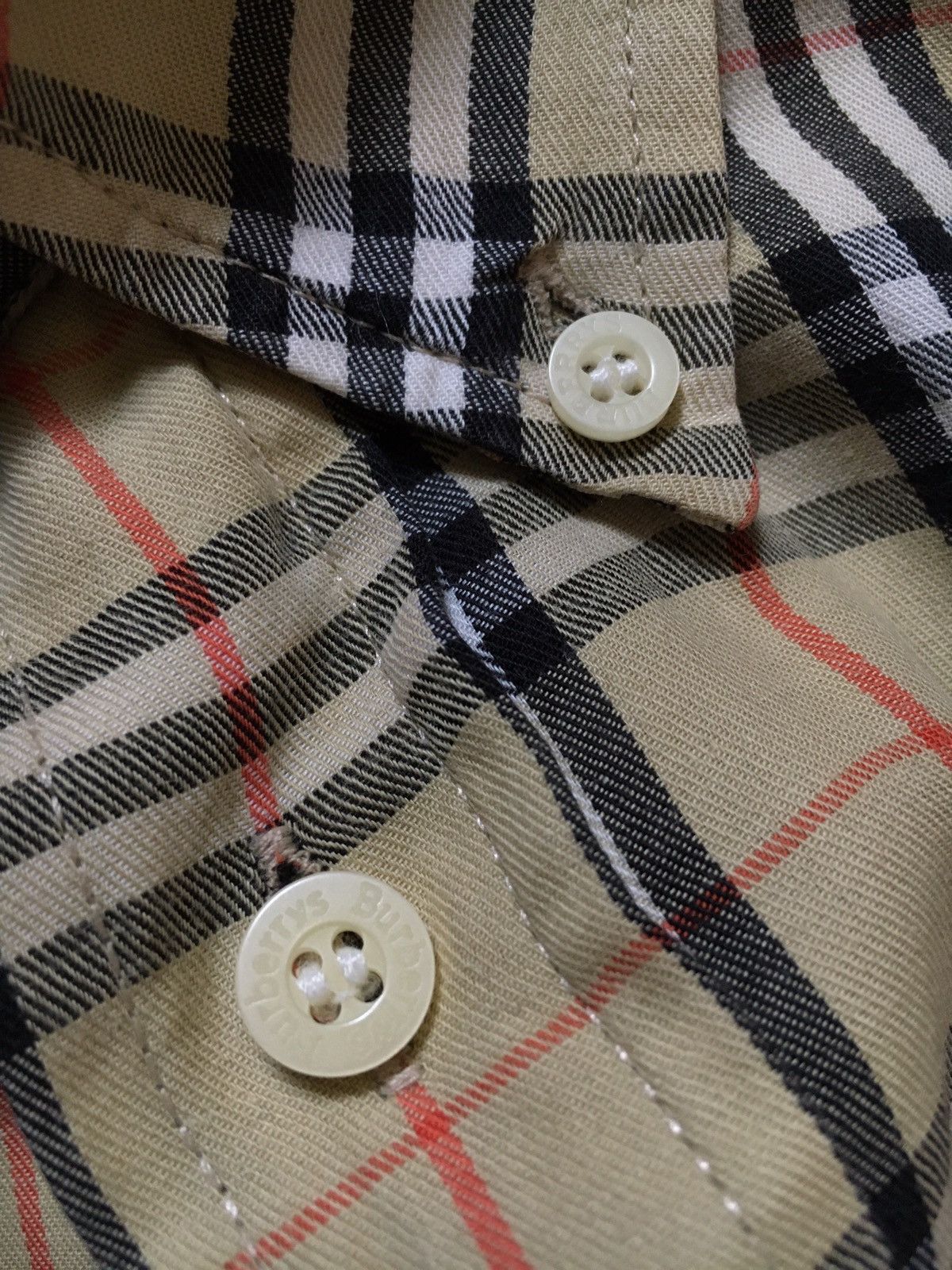 Burberry × Vintage Burberrys Novacheck button down shirt Size US M / EU 48-50 / 2 - 4 Thumbnail