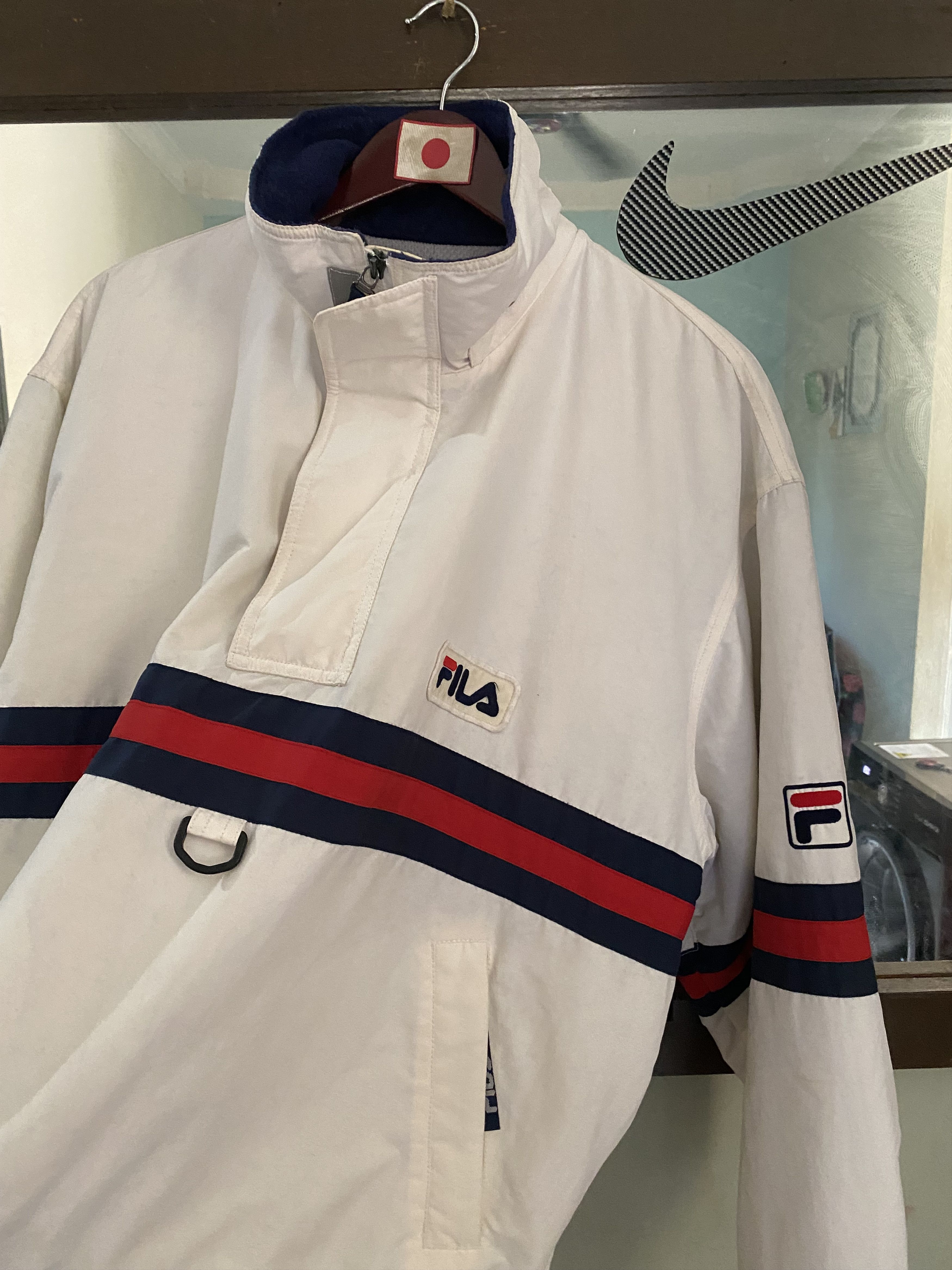 Fila Vintage Fila Swowwear Half Zip Jacket Size US L / EU 52-54 / 3 - 2 Thumbnail