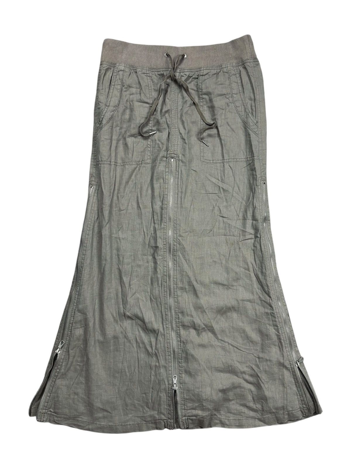 GOA Archive GOA - Multizips Maxi Skirt Size 29" - 2 Thumbnail