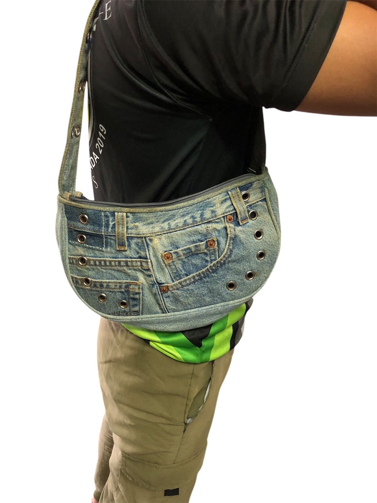 Levi's Vintage diy Levi’s Denim Handbag y2k Size ONE SIZE - 9 Thumbnail