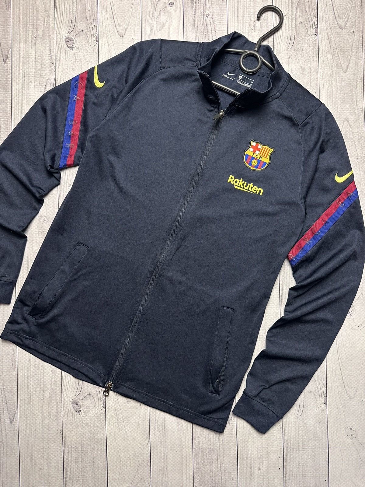 Nike Barcelona Nike track jacket size S logo navy Size US S / EU 44-46 / 1 - 2 Thumbnail