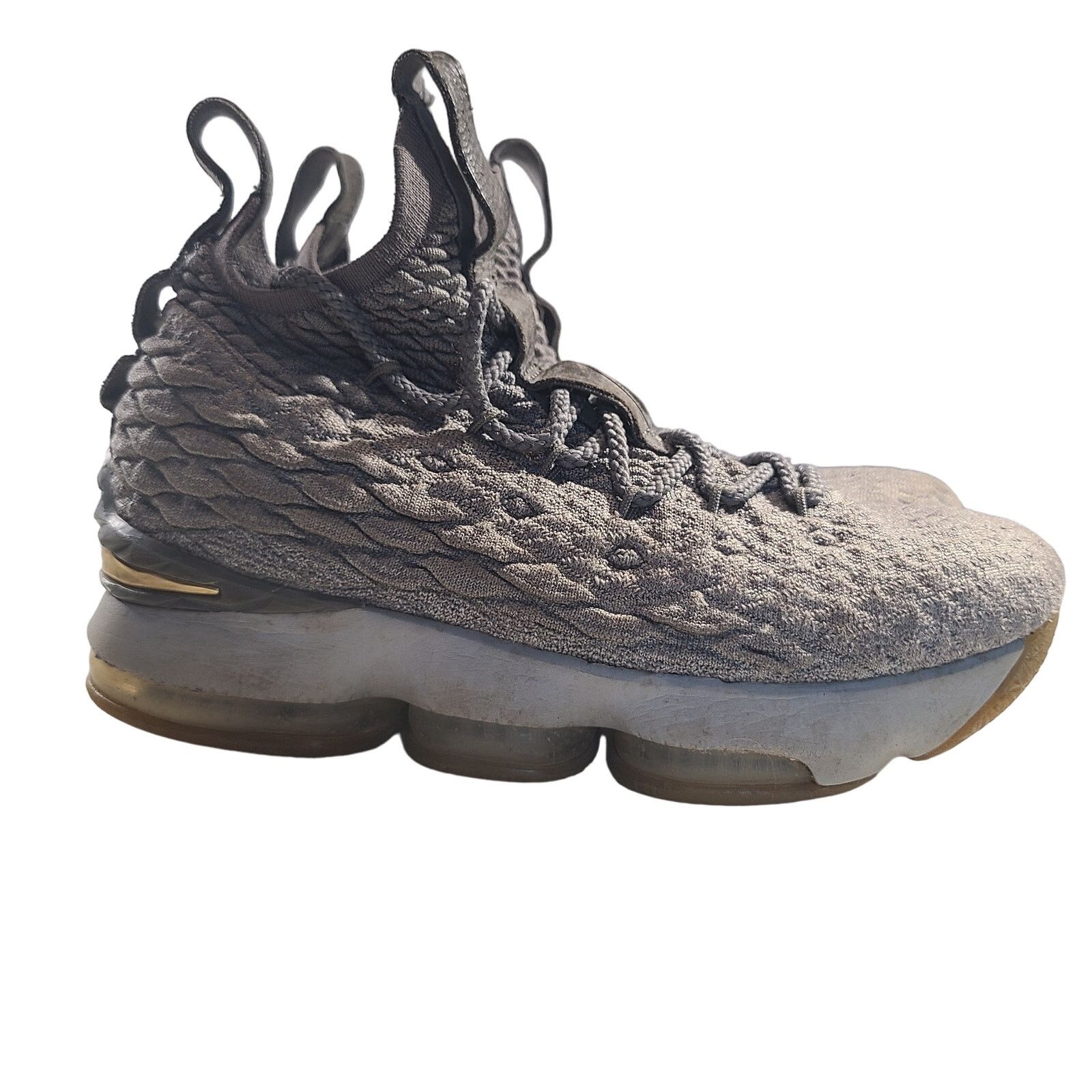 Nike Nike Lebron XV 15 High Top Shoes Sneakers Wolf Gray City 6Y Size US 6 / EU 39 - 1 Thumbnail