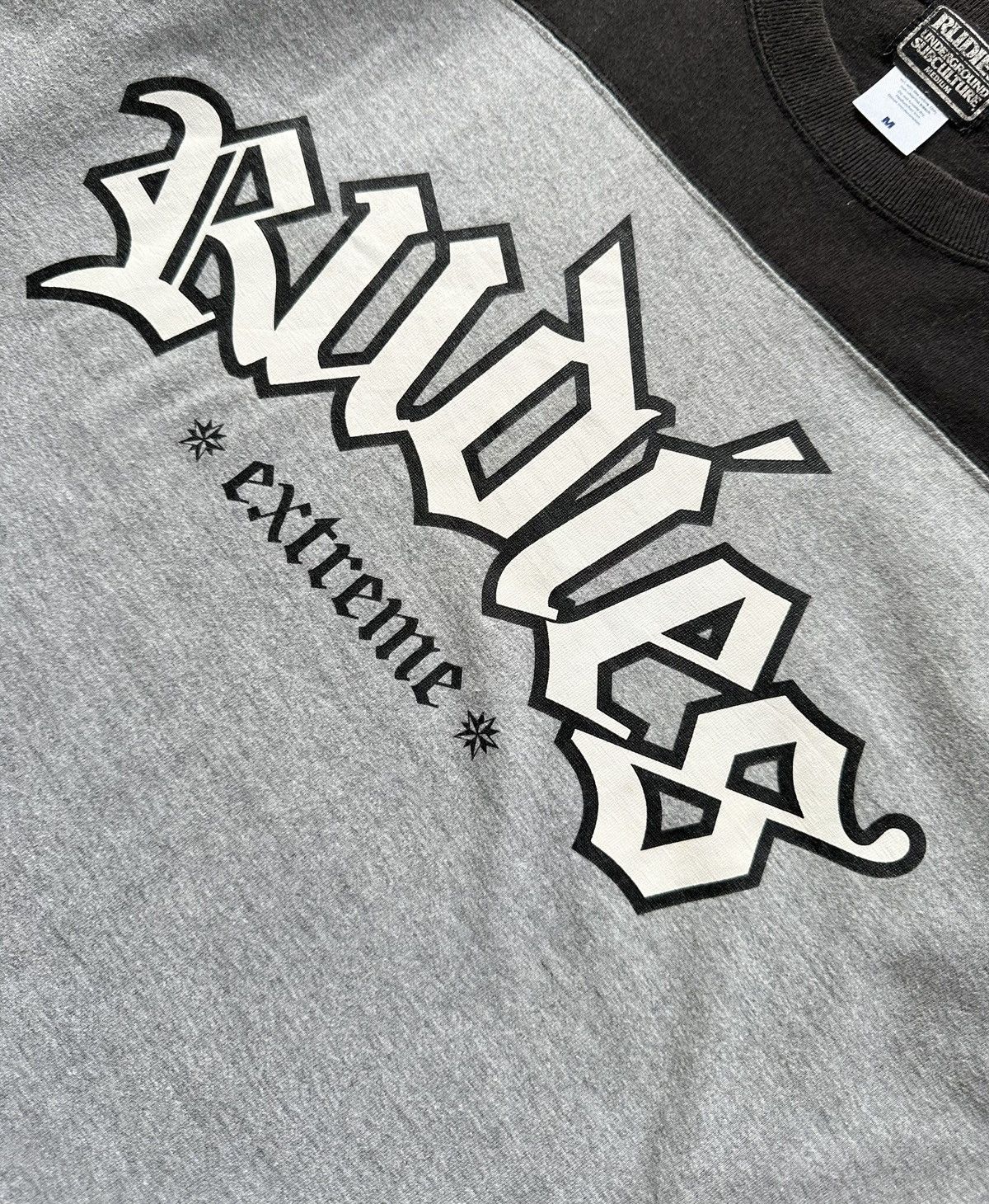 RUDE GALLERY 00's Rudies '' Extreme'' raglan style tee Size US M / EU 48-50 / 2 - 12 Thumbnail