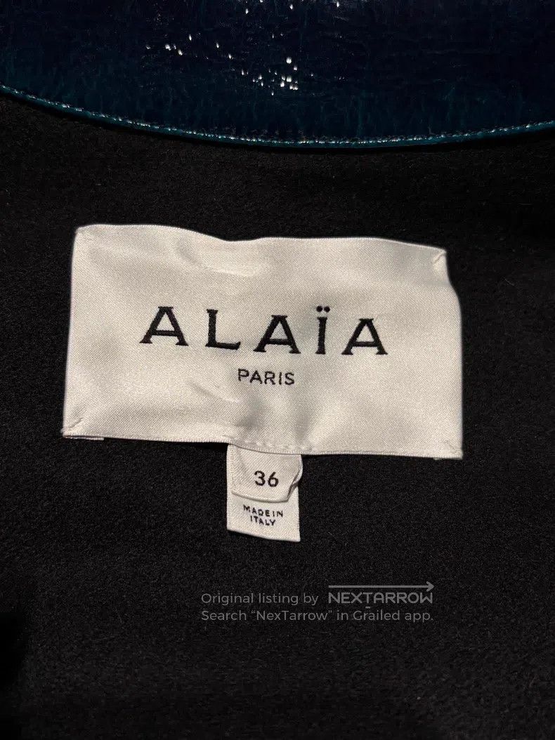 Alaia Alaia Laser Blue Tie Belt Trench Coat Size XS / US 0-2 / IT 36-38 - 6 Thumbnail