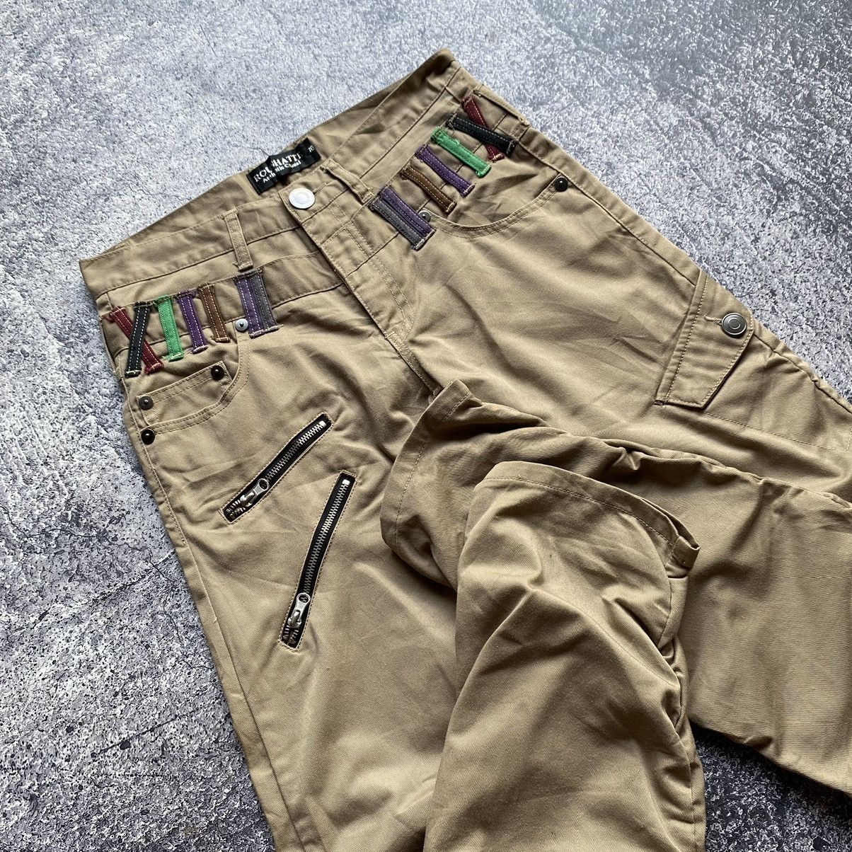 Japanese Brand Rare🔥 Roushatte Double Waist Stacked Vintage Pants Size US 31 - 4 Thumbnail