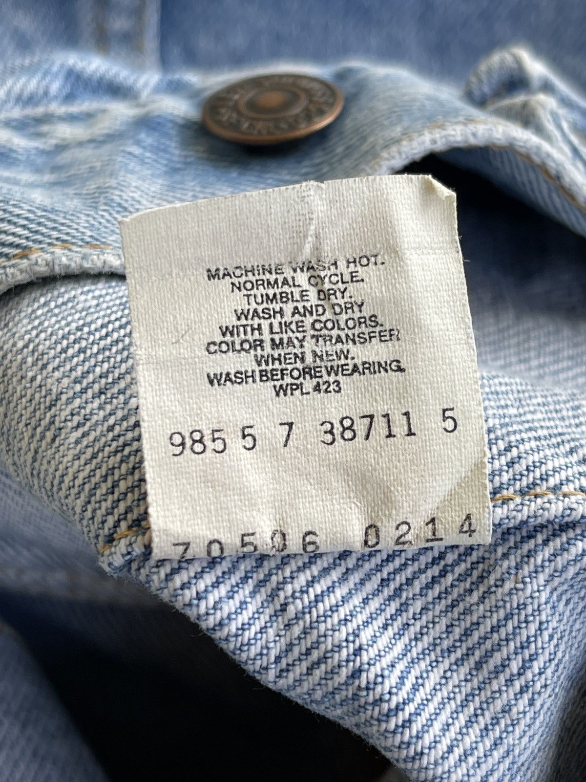 Vintage Levis Trucker Denim Jacket USA