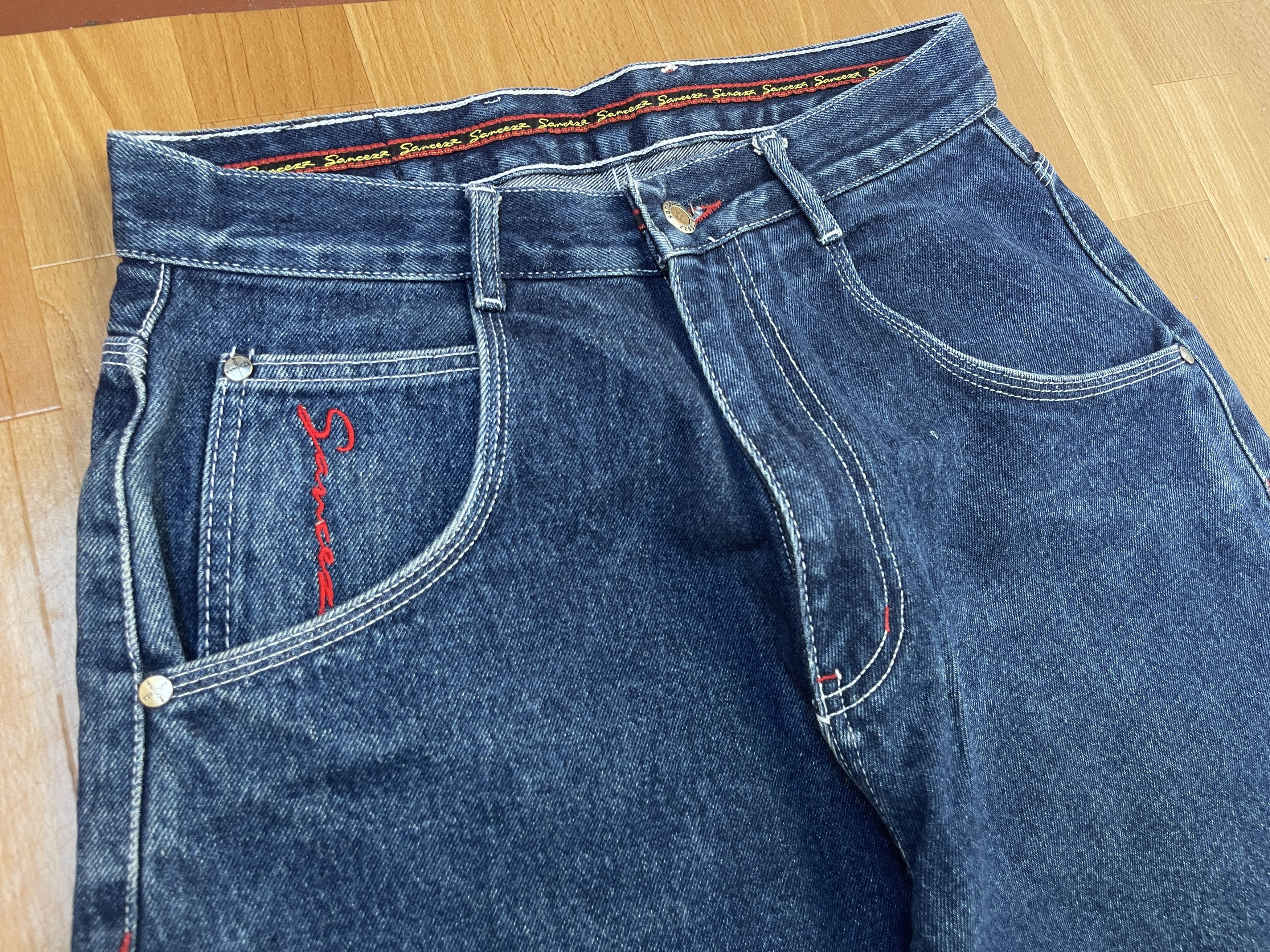 Other Sancezz jeans, vintage baggy jeans 90s hip hop skater Y2K 30 Size US 30 / EU 46 - 8 Thumbnail