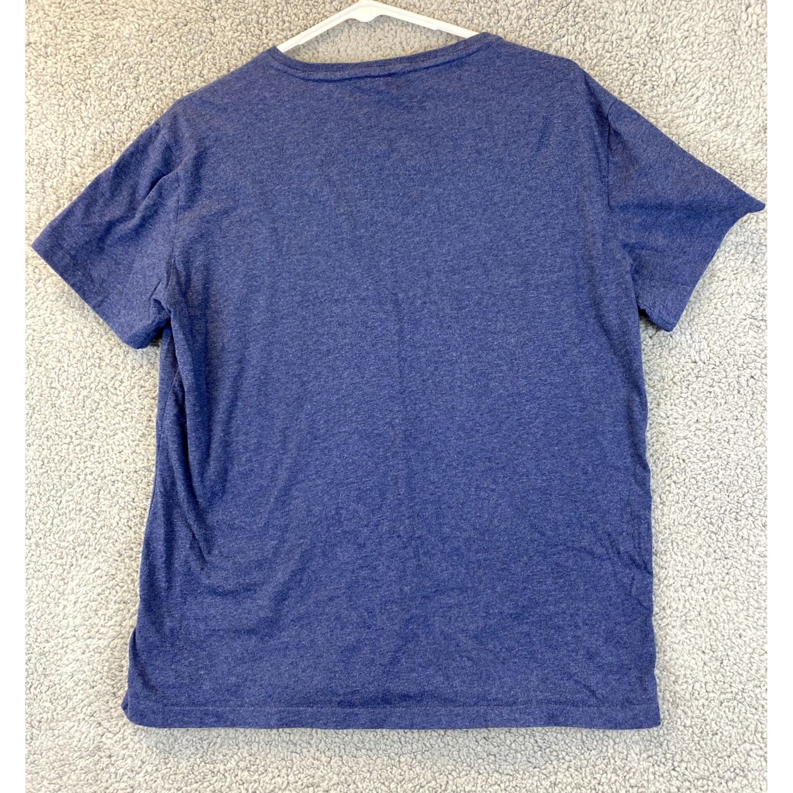 Levi's Polo Ralph Lauren T-Shirt Men M Cotton V-Neck Logo Short Sleeve Blue 100% Cotton Regular Fit Graphic Tee Casual Mens Size US M / EU 48-50 / 2 - 6 Thumbnail
