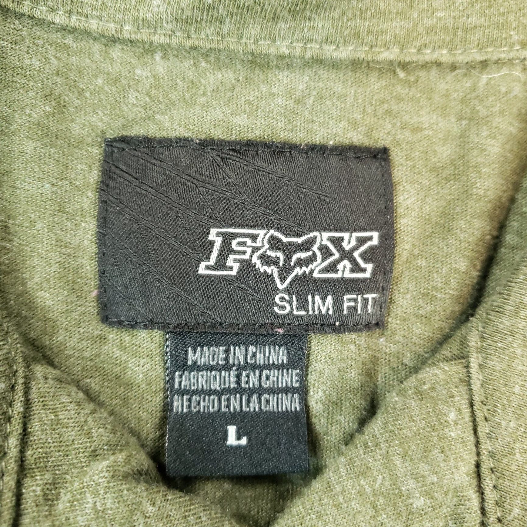 Vintage Fox Polo Shirt Mens Large Green Slim Fit Short Sleeve Collared Casual Size US L / EU 52-54 / 3 - 5 Thumbnail