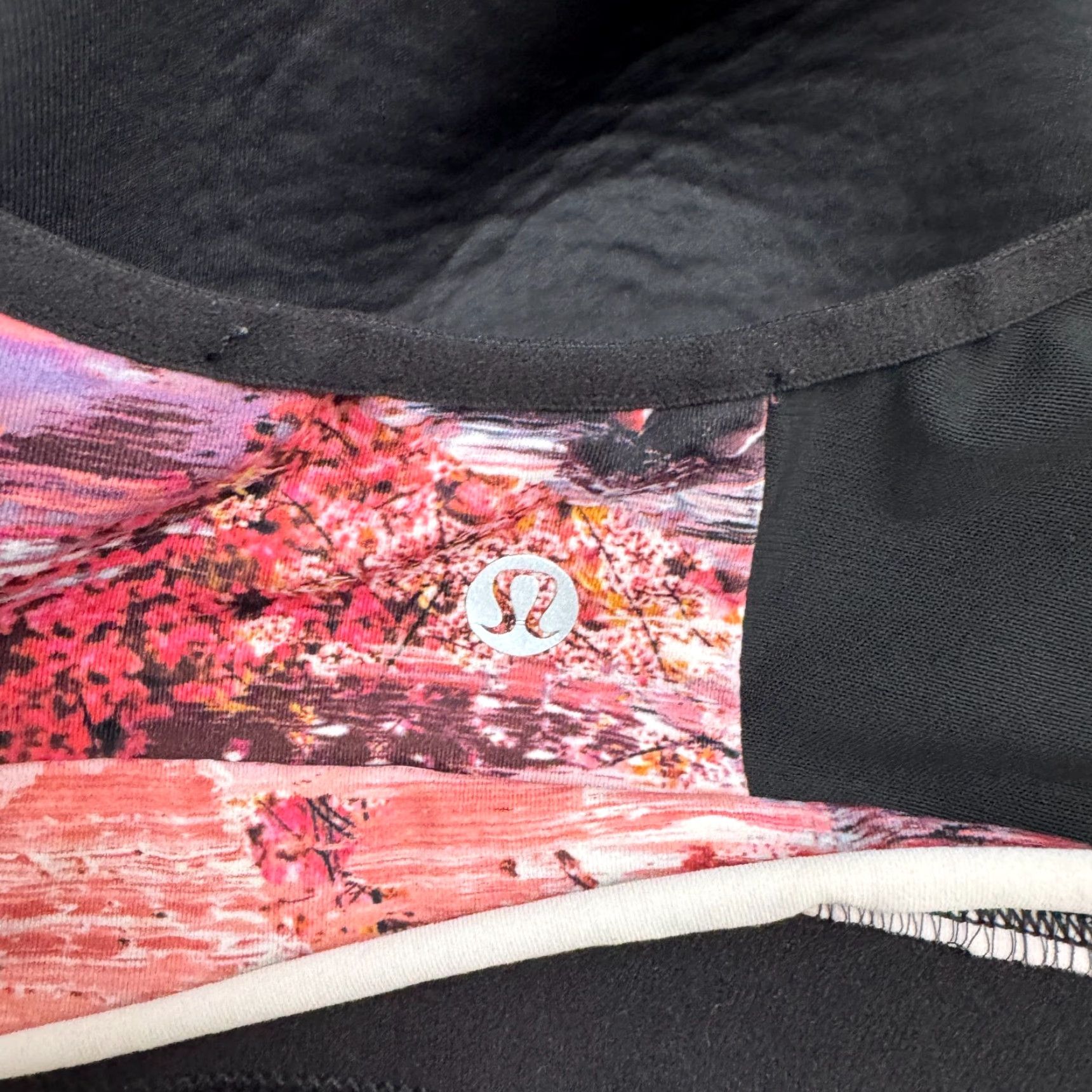 Lululemon Lululemon Energy Blooming Pixie Abstract Padded Sports Bra 8 Racerback Multicolor Breathable Medium Support Womens Size ONE SIZE - 4 Thumbnail