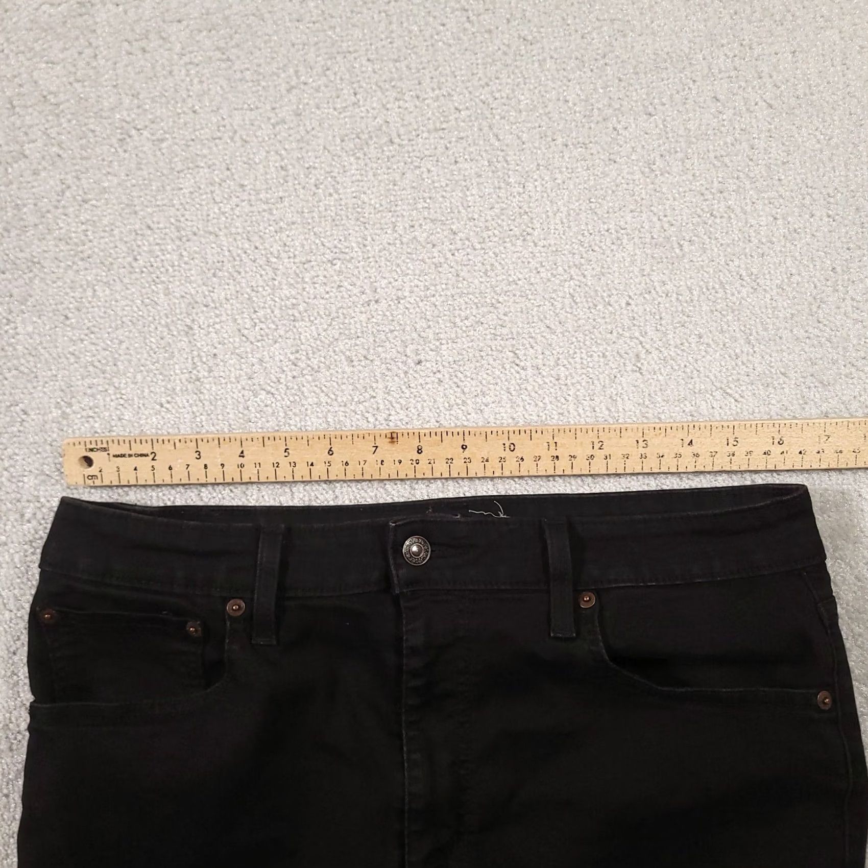 Levi's Levi's Jeans Womens 33 Black Denim Flare Y2K Size 24" / US 00 / IT 34 - 3 Thumbnail