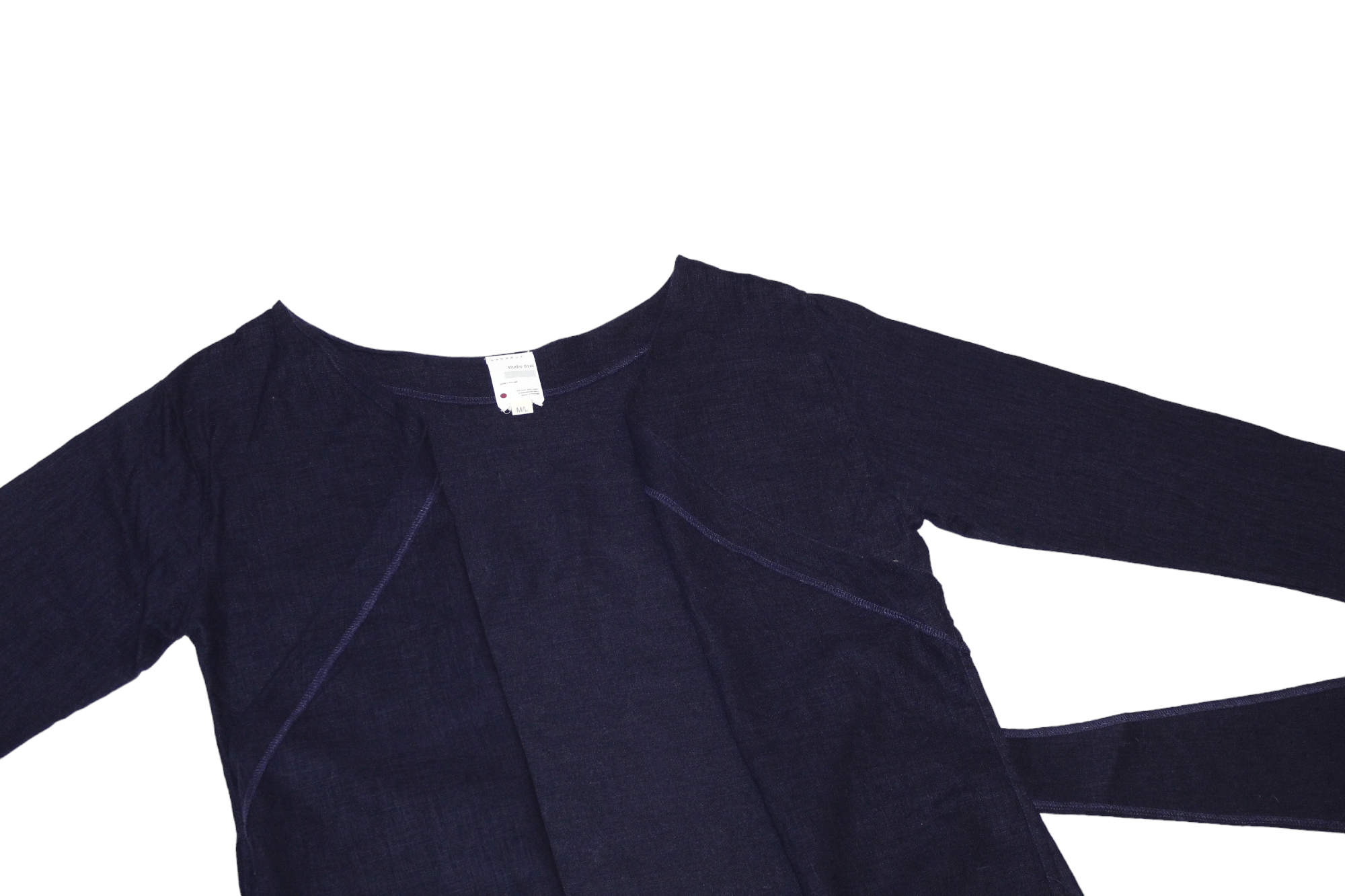 Indigo 💥Linen Cotton Indigo Kimono Cardigan by Studio Osoi Size US M / EU 48-50 / 2 - 11 Thumbnail