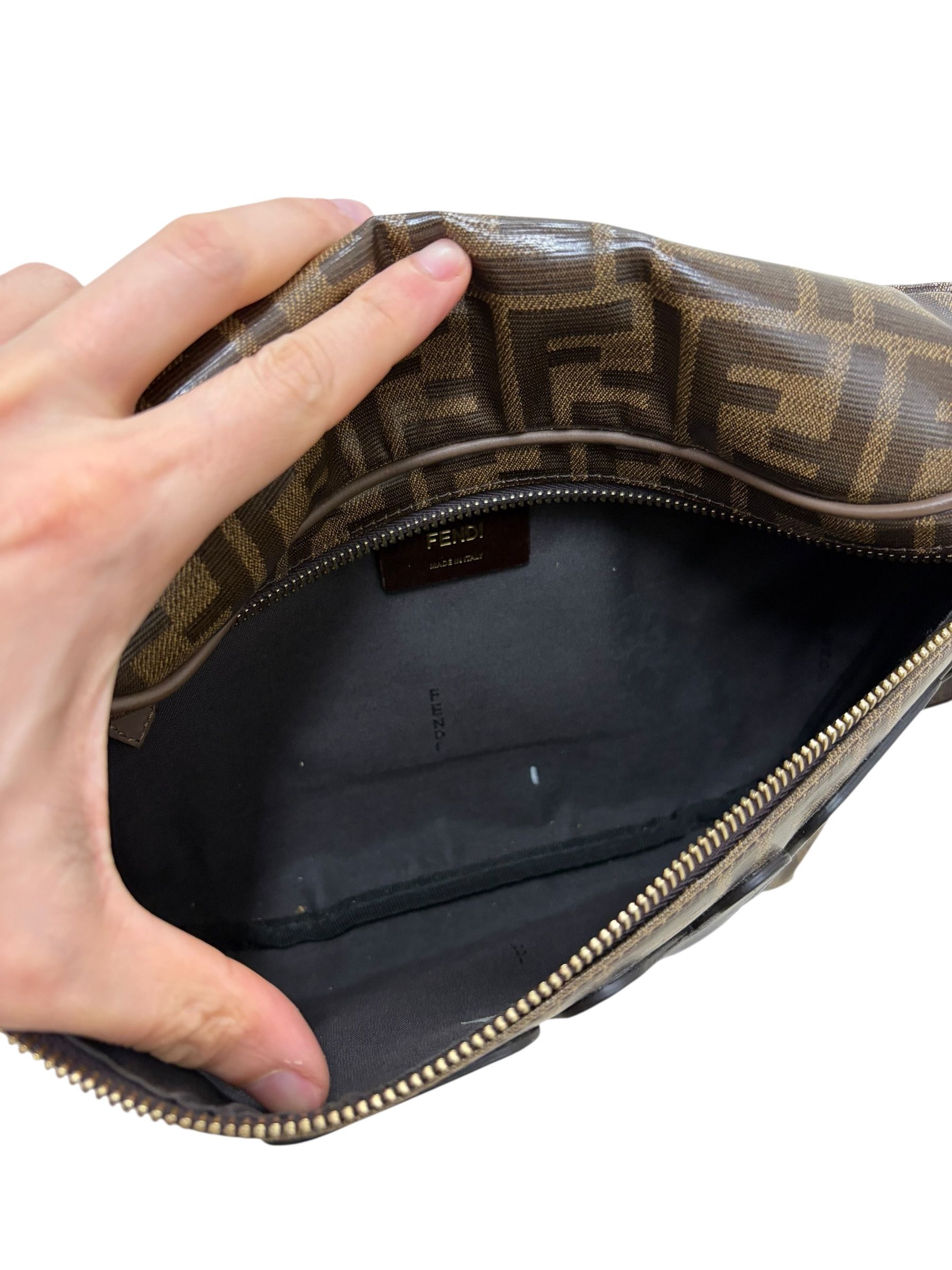 Fendi Fendi Fila Brown FF Monogram Logo Mens Bumbag Size ONE SIZE - 6 Thumbnail
