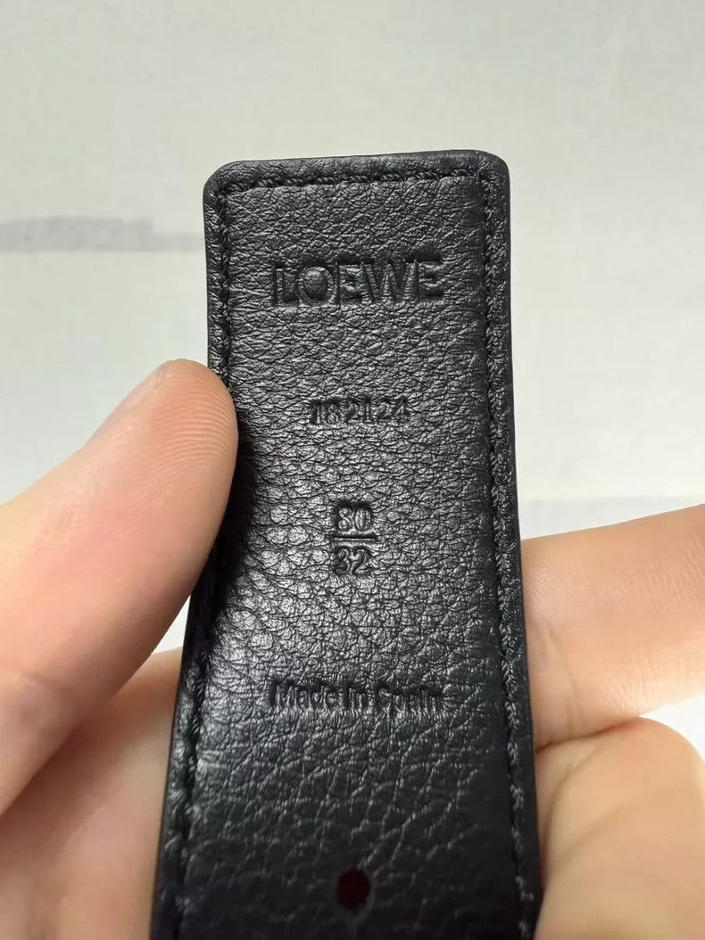 Loewe LOEWE size 80 Caramel color golden buckle double-sided belt Size ONE SIZE - 2 Thumbnail