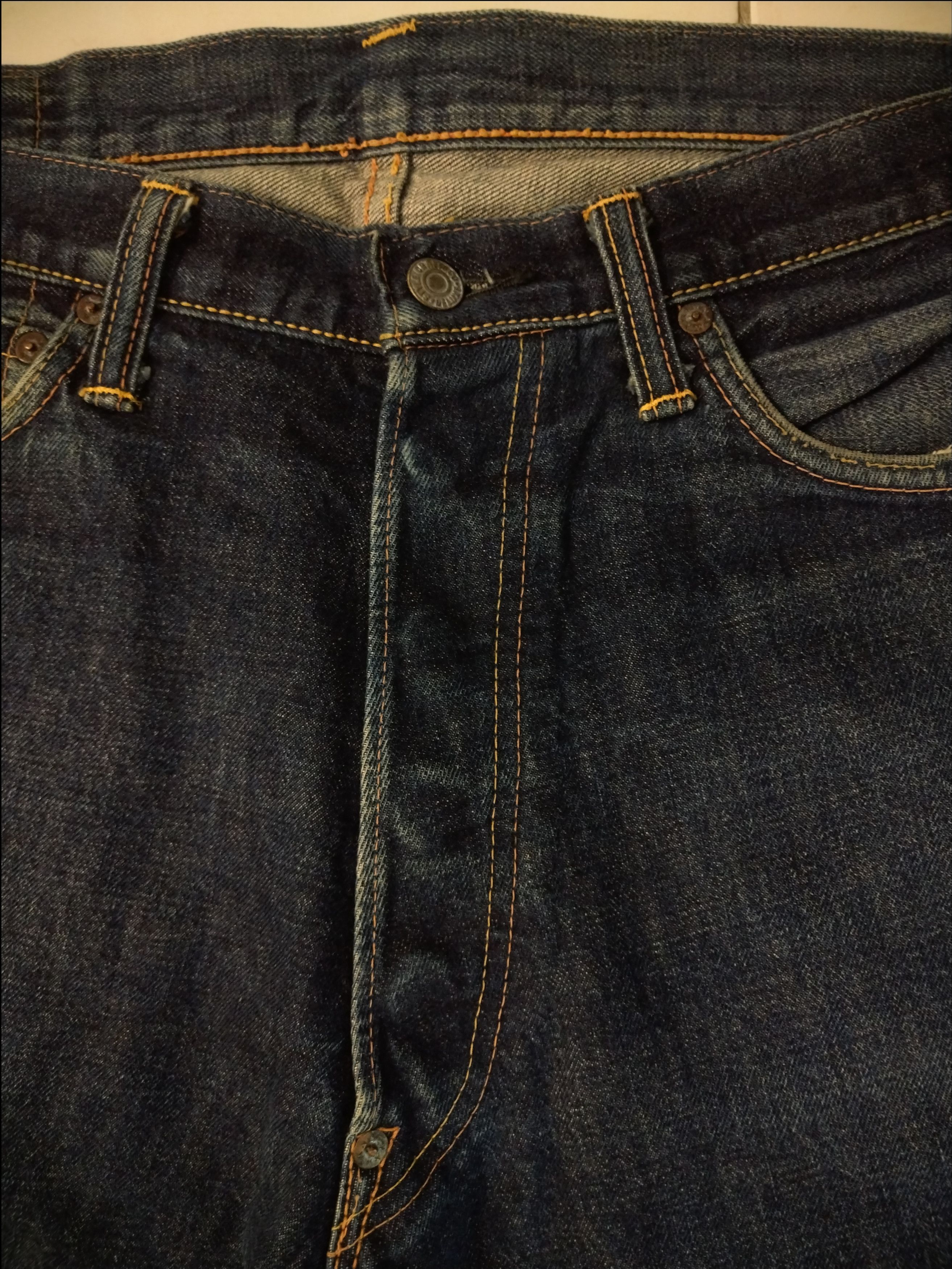 Evisu 💥SENDOFFER💥 Vtg Evisu No.2 Dowluck Selvedge Denim 33X35 Size US 32 / EU 48 - 11 Thumbnail