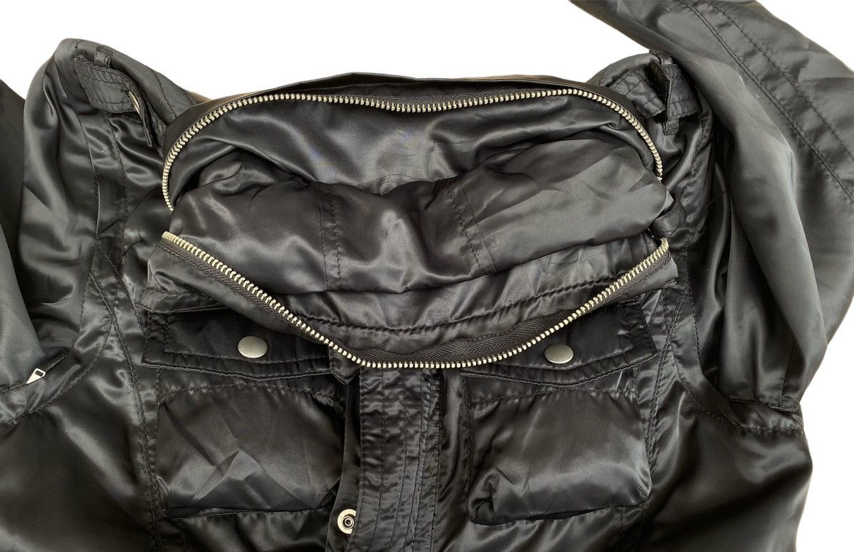 PPFM PPFM Black Sateen Parachute Rider Jacket Size US M / EU 48-50 / 2 - 13 Thumbnail