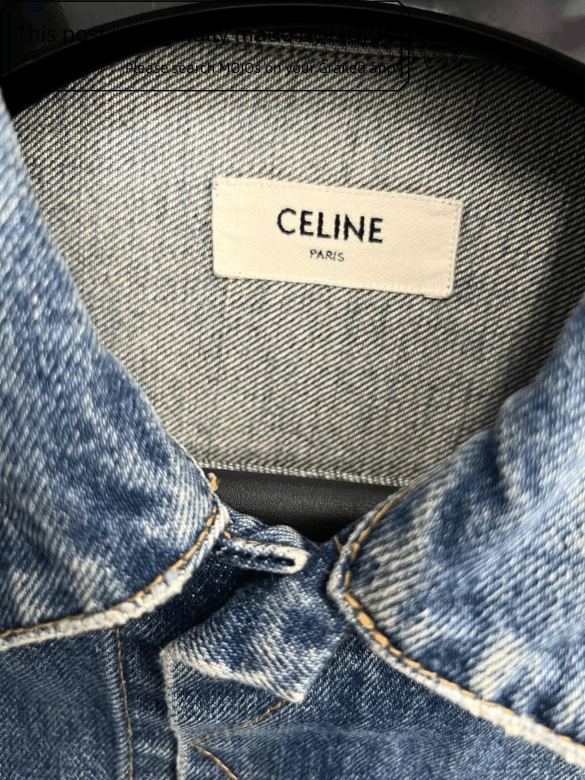 Celine Celine 20SS No Irony Here Denim Jacket Mojos2339 Size US S / EU 44-46 / 1 - 3 Thumbnail