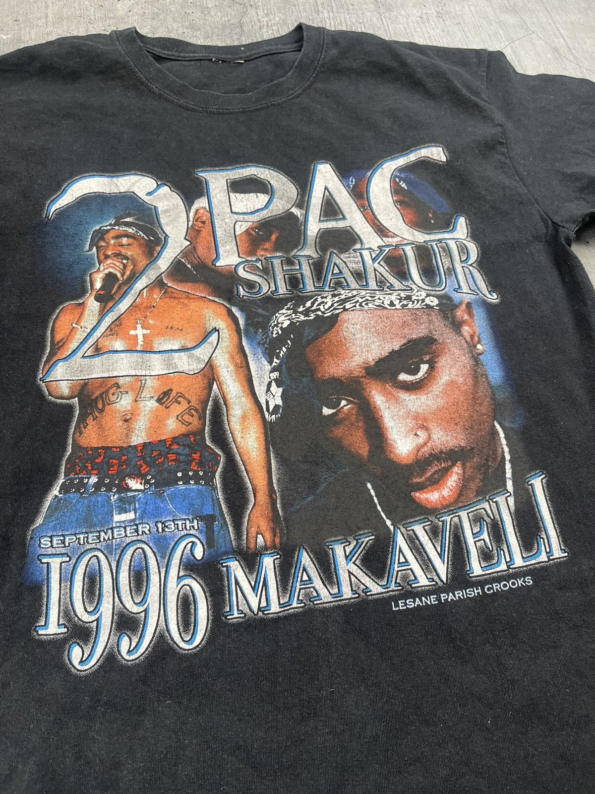 Vintage Vintage 2Pac 1996’s XL T-Shirt Fade / Distressed Size US S / EU 44-46 / 1 - 3 Thumbnail