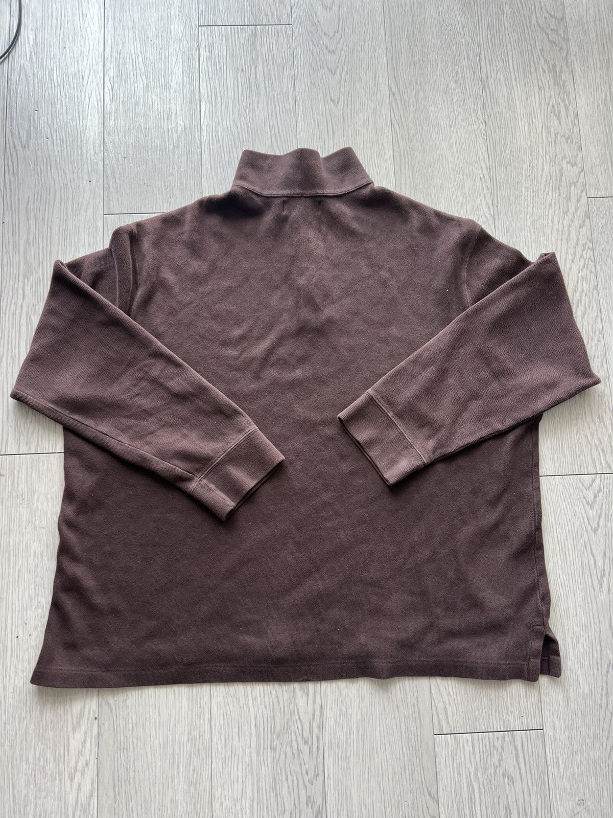 Polo Ralph Lauren Polo Ralph Lauren Brown Quarter Zip Size US XL / EU 56 / 4 - 2 Thumbnail