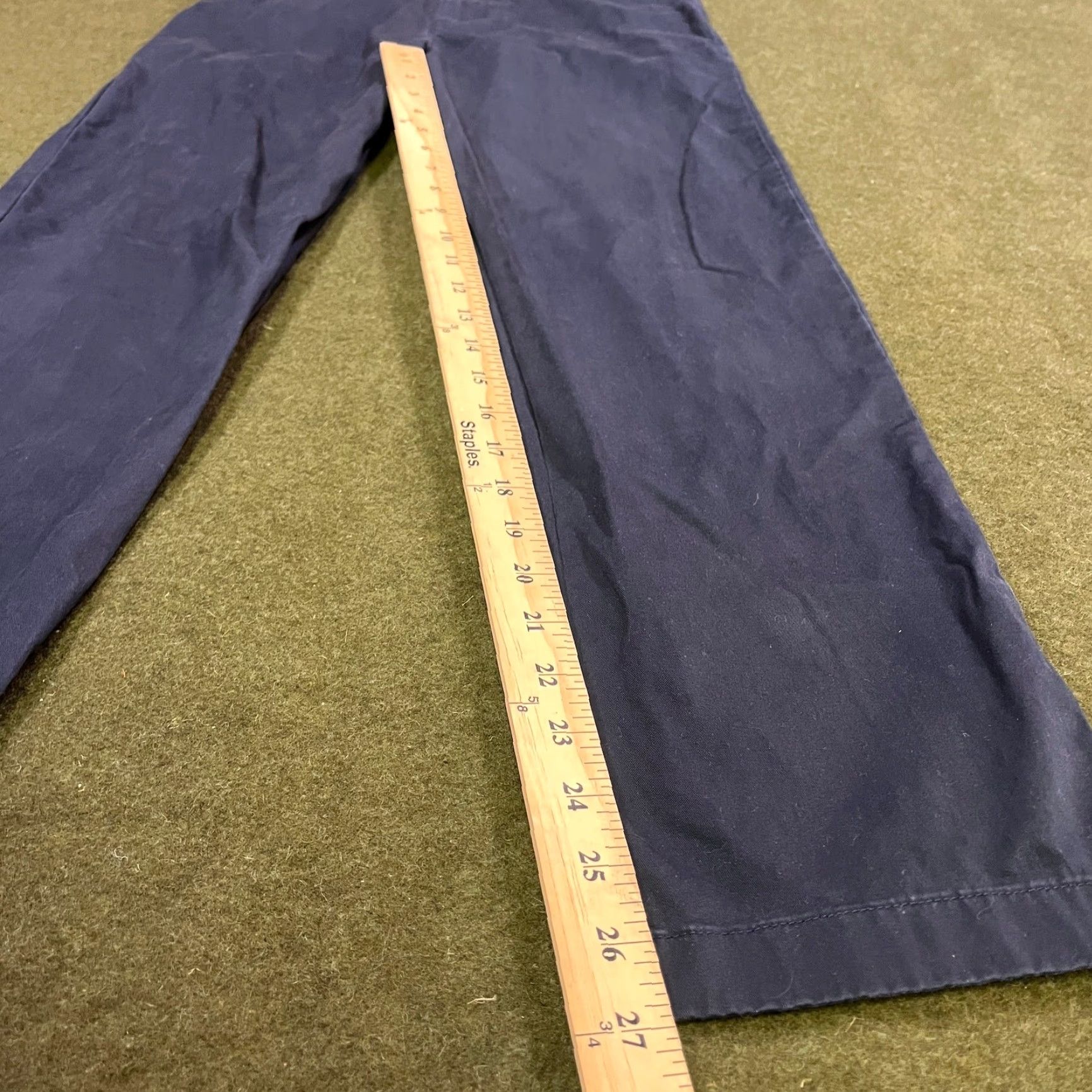 Vineyard Vines VINEYARD VINES Pants Womens 16 Navy Blue Chino Straight Lightweight Classic Size 38" / US 16 / IT 52 - 6 Thumbnail
