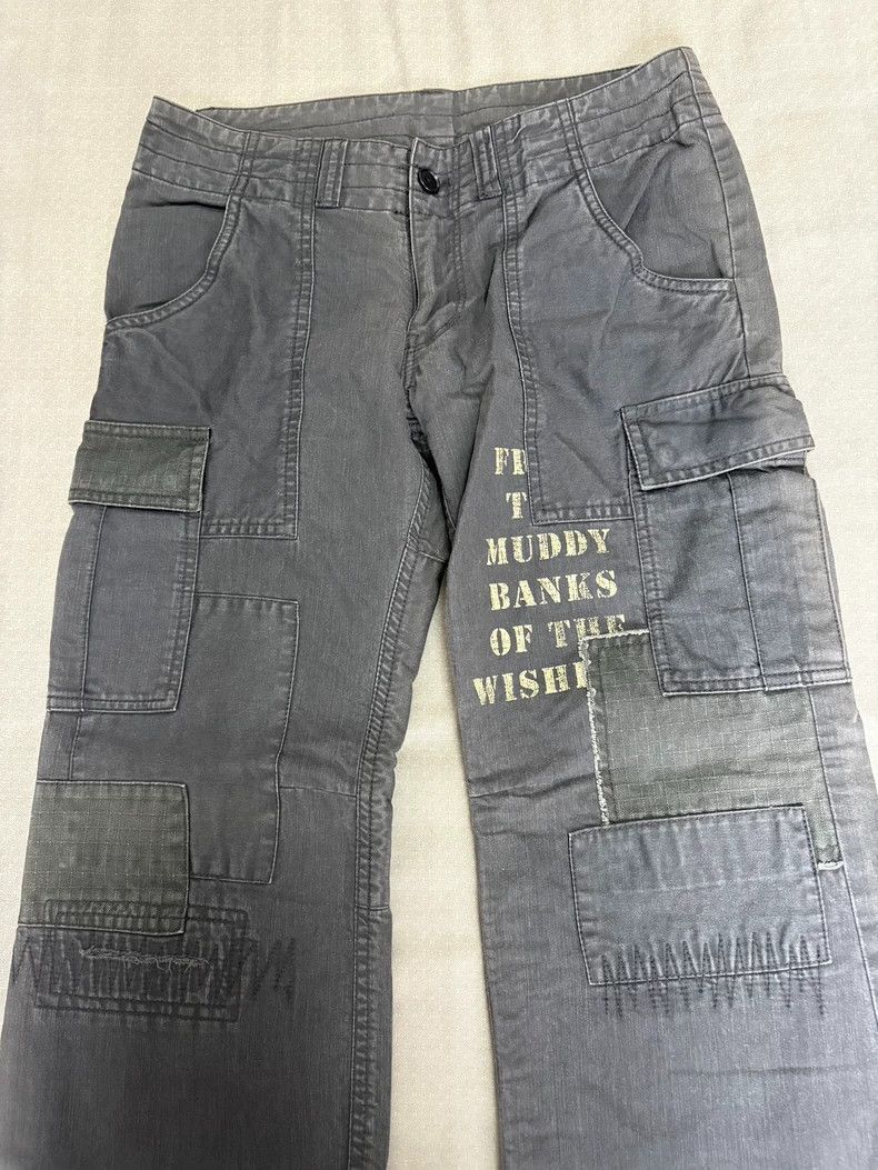 Yohji Yamamoto Vintage Patchwork Utility Denim Pants-2506 Size 31" - 4 Thumbnail