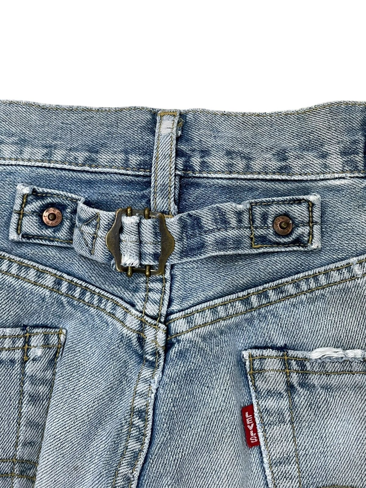 Levi's Vintage Levi's Big E 702 XX Distressed Selvedge Denim Japan Size US 33 - 9 Thumbnail