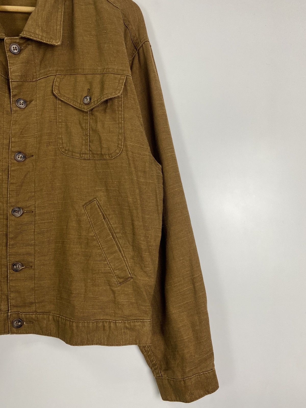 Japanese Brand × Vintage Vintage Linen Jacket Size US XL / EU 56 / 4 - 7 Thumbnail