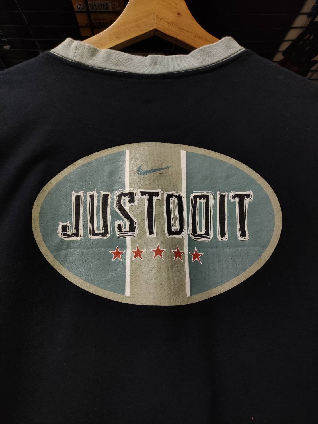 Nike Vtg 90's Nike "Just Do It " Logo T-Shirt Size US L / EU 52-54 / 3 - 1 Thumbnail