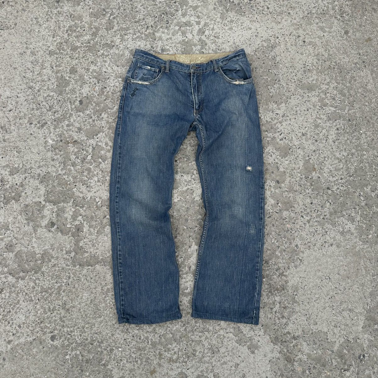 Japanese Brand VTG Japanese Style Denim Jeans W36xL34 Pants Crazy Fit C1 Size US 36 / EU 52 - 2 Thumbnail