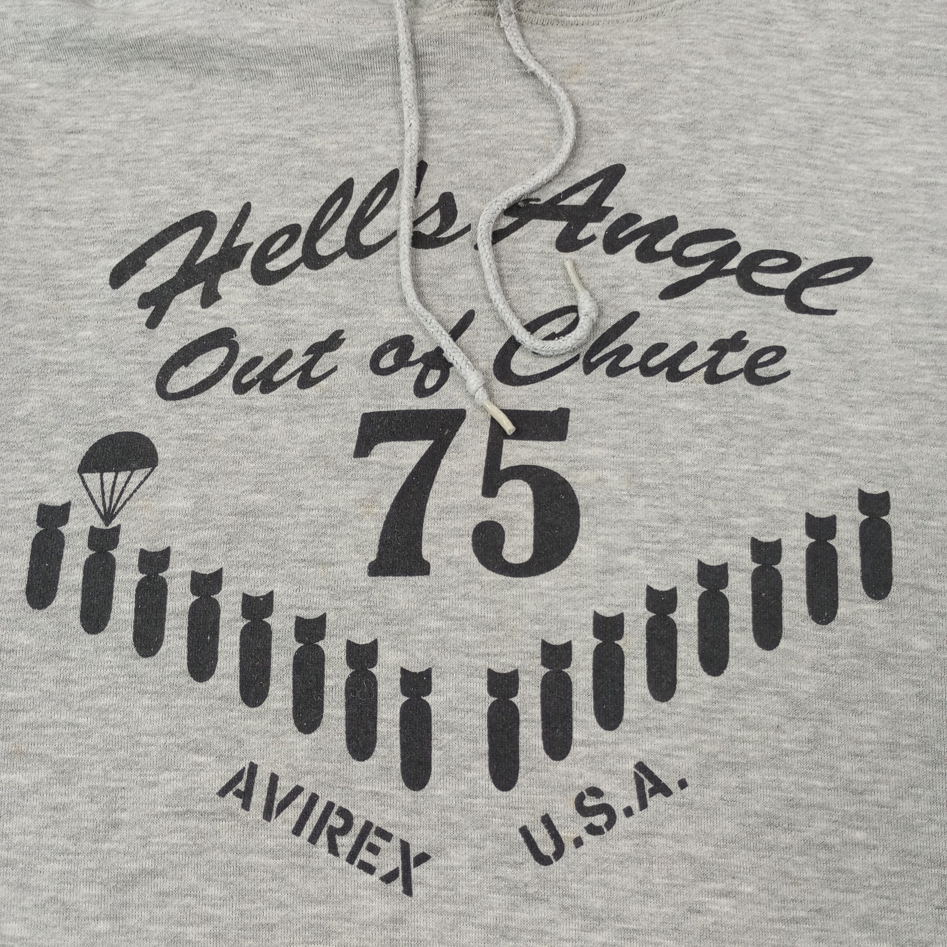 Avirex Avirex USA Center Design Hoodies c227n5 Size US L / EU 52-54 / 3 - 2 Thumbnail