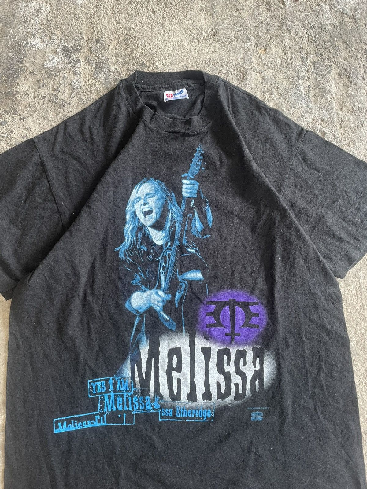 Band Tees Melissa Etheridge 90s single stitch band tee Size US L / EU 52-54 / 3 - 3 Thumbnail