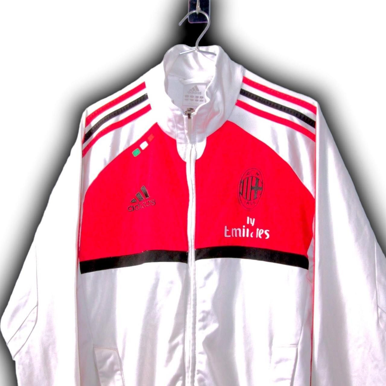 vintage AC MILAN away track jacket XL 白 2013-14 AC Milan adidas Track Jacket - 6/10 - (XL)