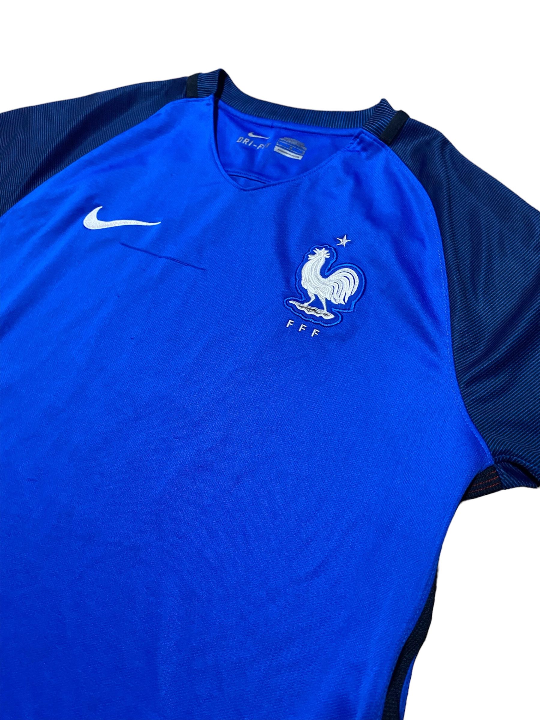 Nike × Vintage France 2016 Vintage Nike Home Kit Size US L / EU 52-54 / 3 - 2 Thumbnail