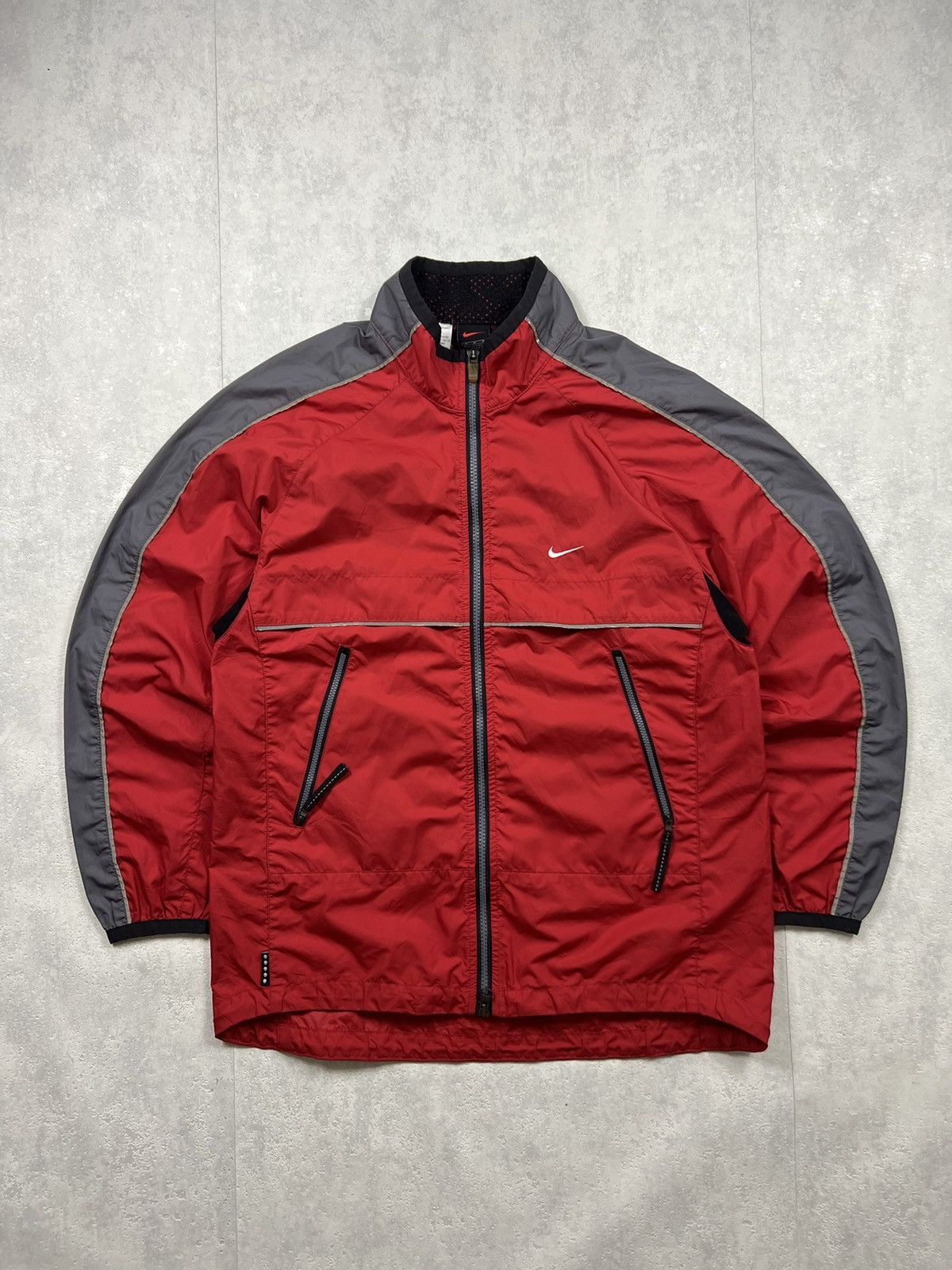 Nike 00’s NIKE ALPHA VINTAGE RARE Y2K TRACK JACKET SWOOSH LOGO Size US M / EU 48-50 / 2 - 1 Thumbnail